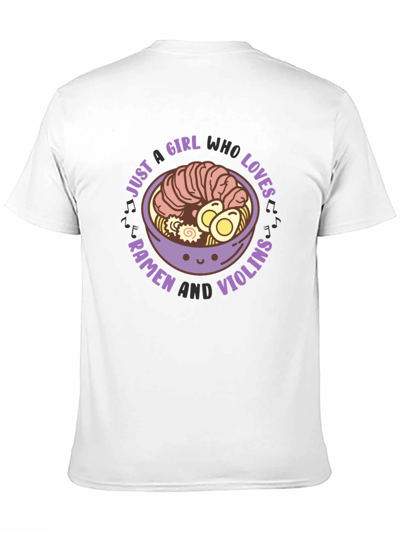 Ramen and Violins Graphic Tee - Girls T-Shirt