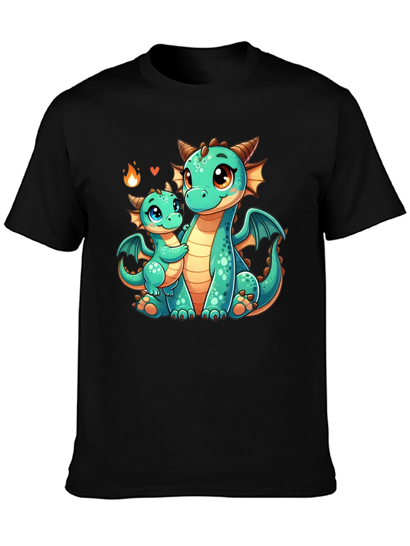 Cute Dragon Graphic Tee - Mama & Baby Love!