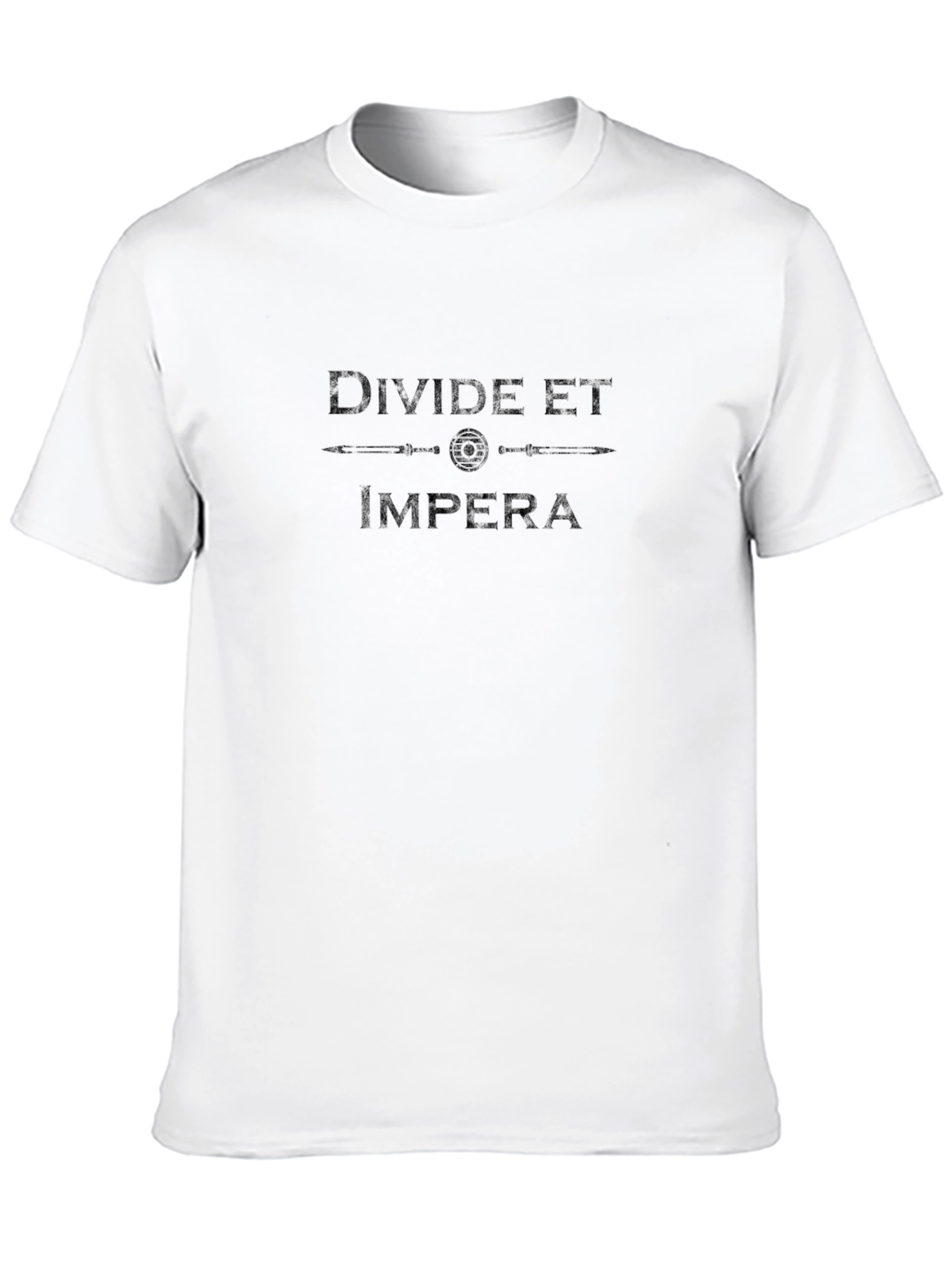 Divide et Impera Graphic T-Shirt - Classic Black