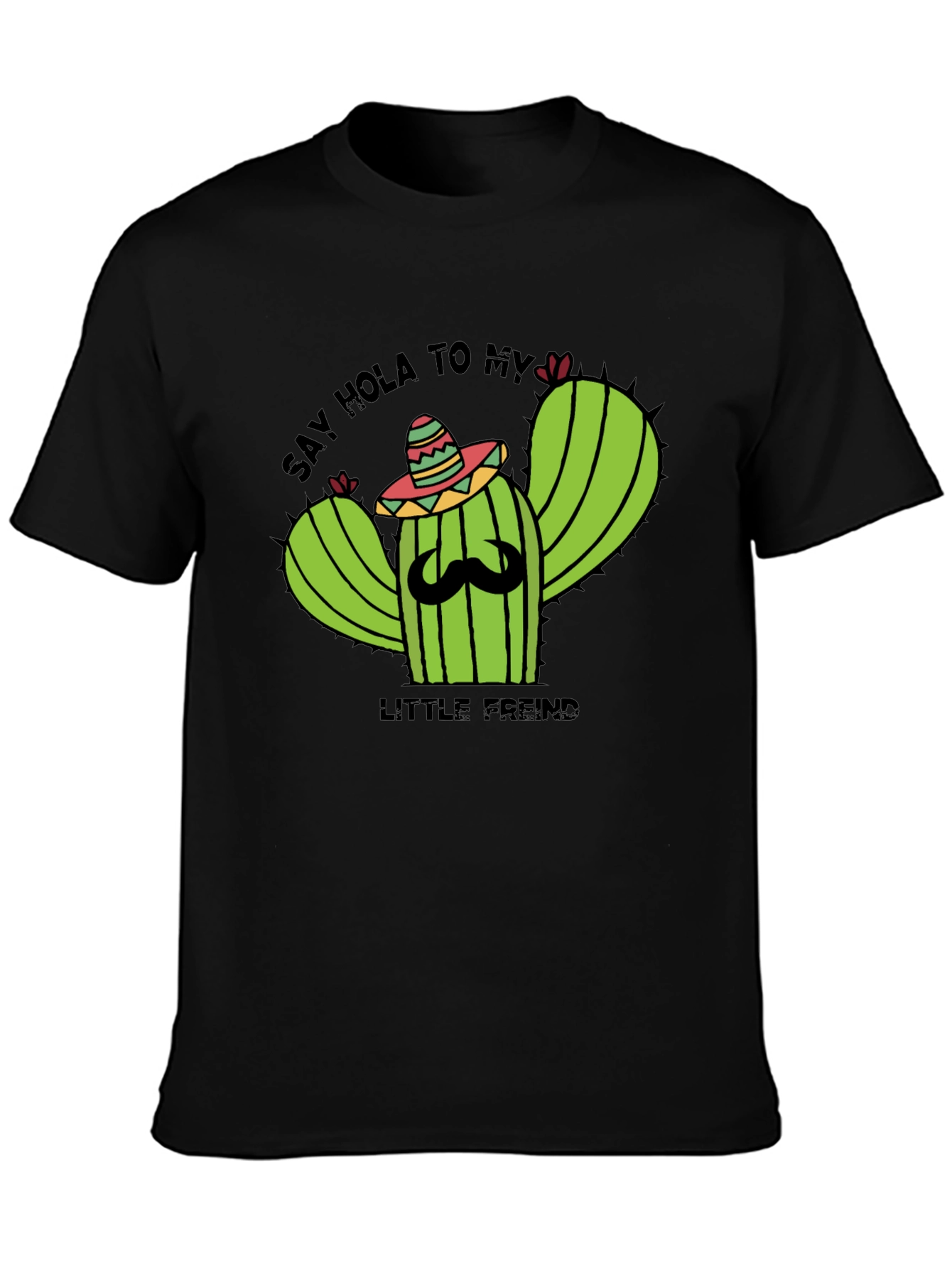Hola Cactus T-Shirt - Funny Graphic Tee