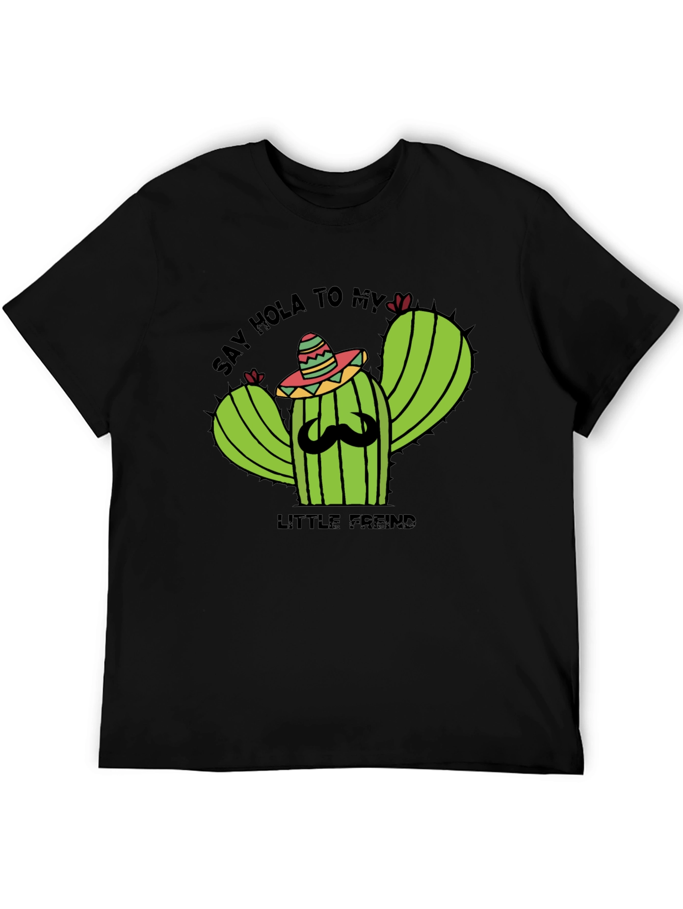 Hola Cactus T-Shirt - Funny Graphic Tee
