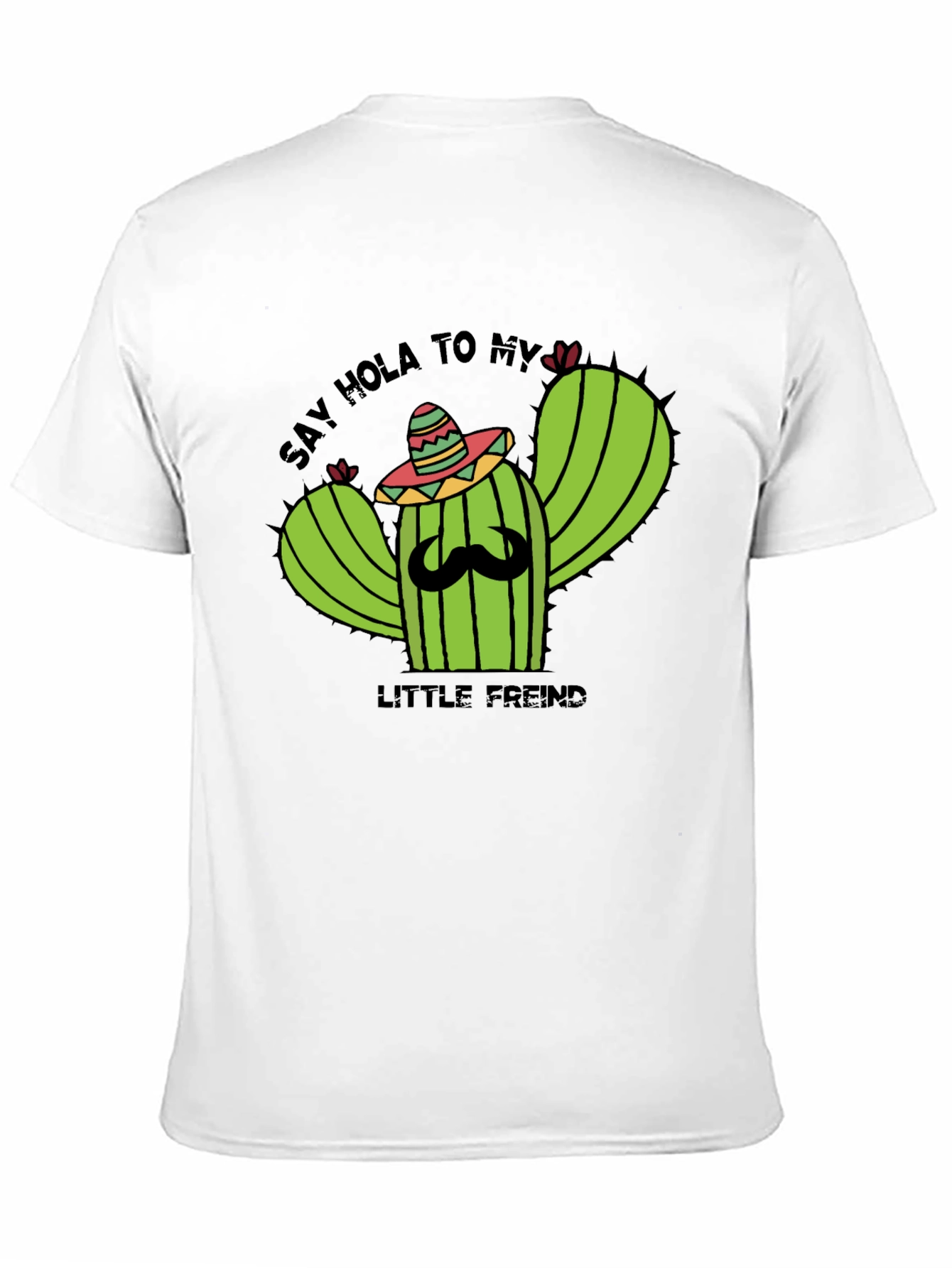Hola Cactus T-Shirt - Funny Graphic Tee