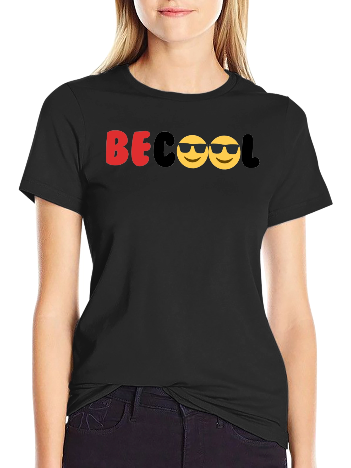 Be Cool Graphic T-Shirt - Black