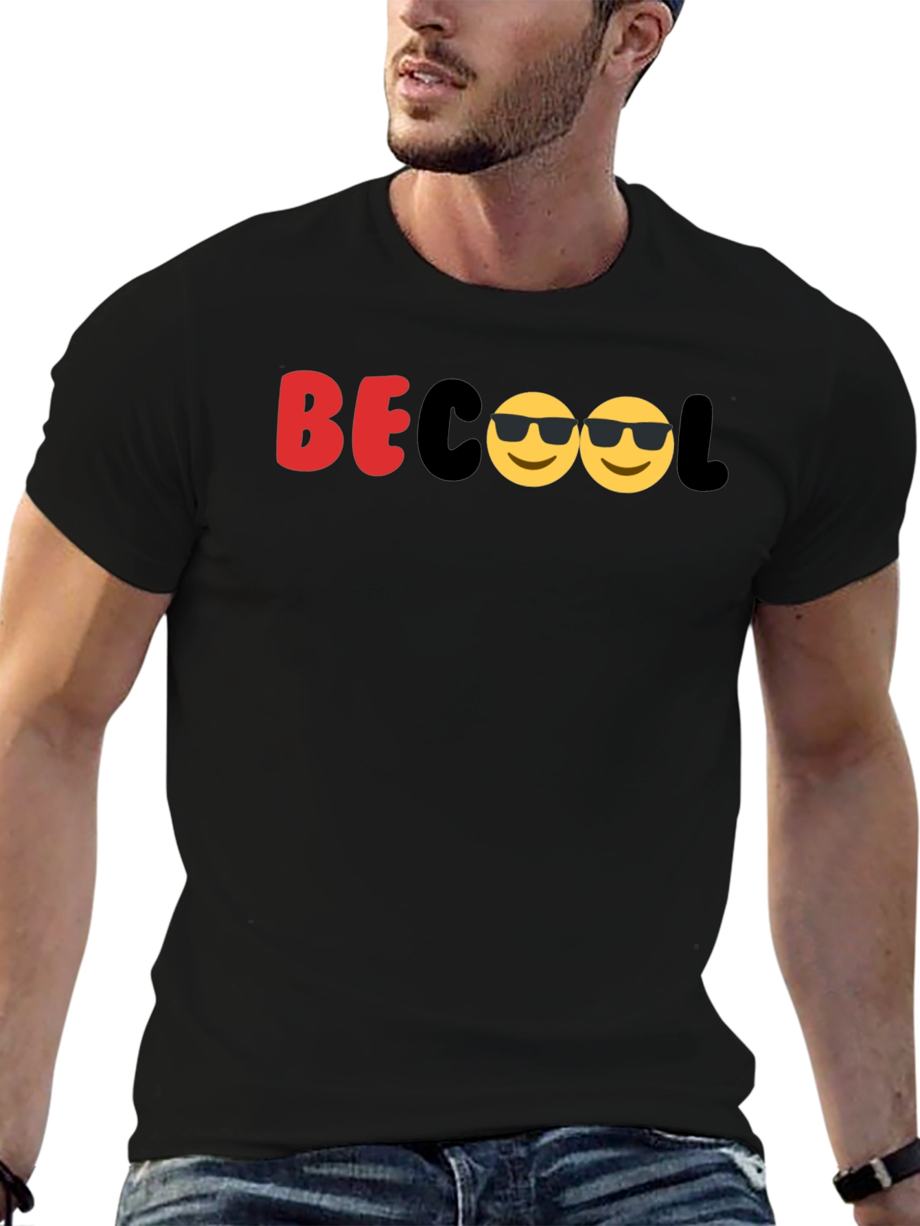 Be Cool Graphic T-Shirt - Black