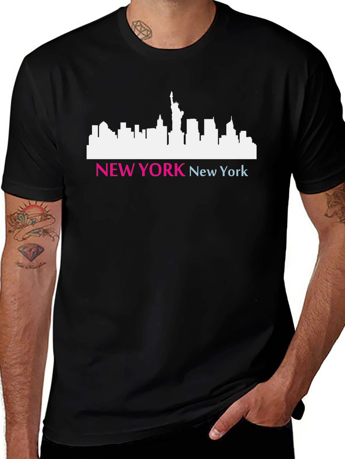 New York Skyline Graphic Tee