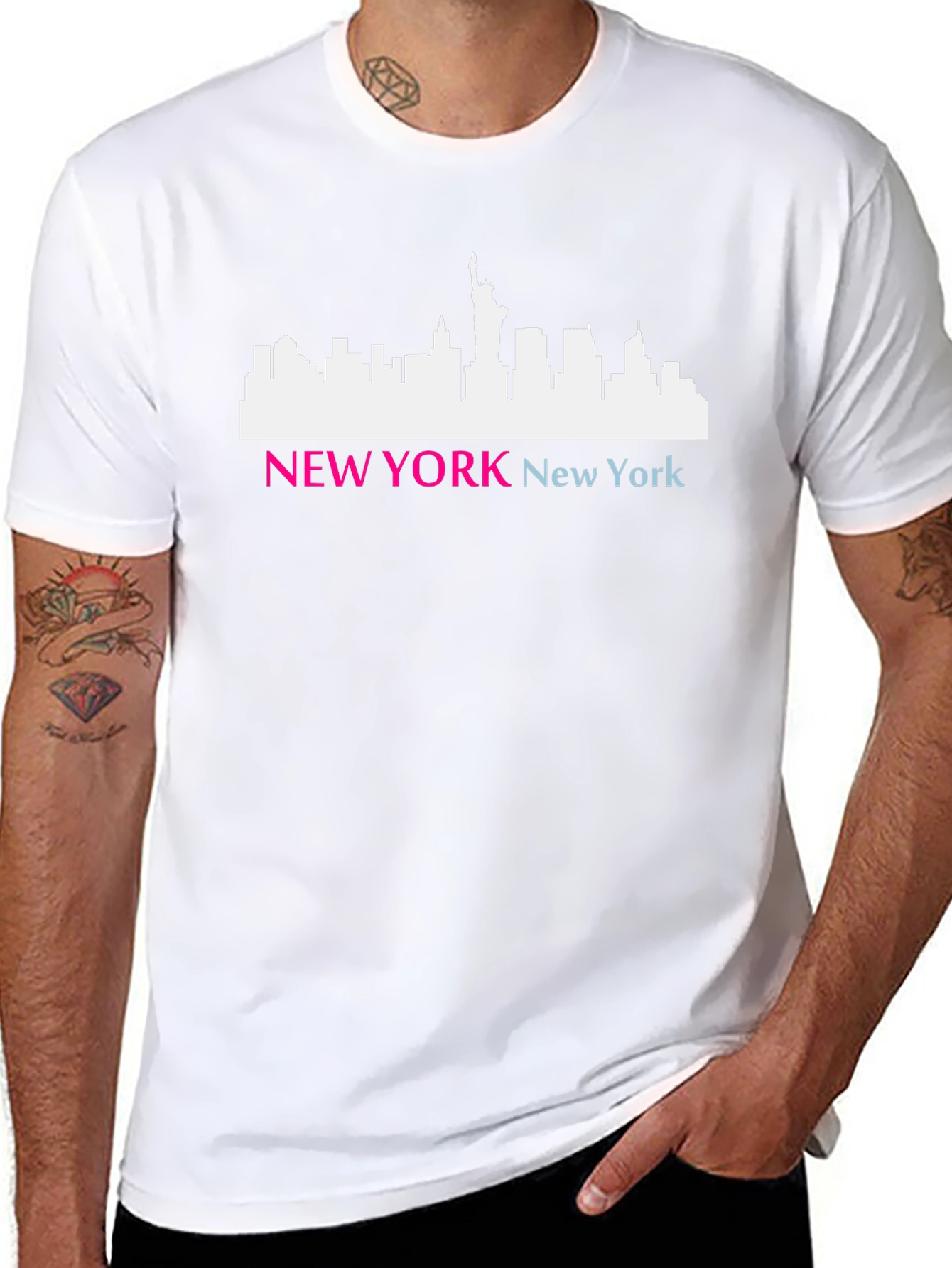 New York Skyline Graphic Tee