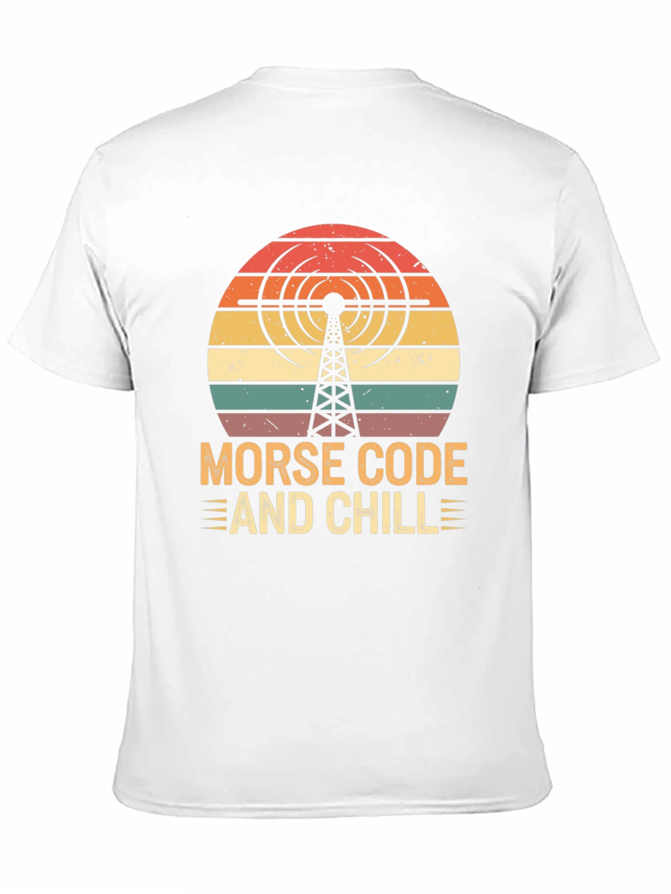 Morse Code and Chill Retro T-Shirt