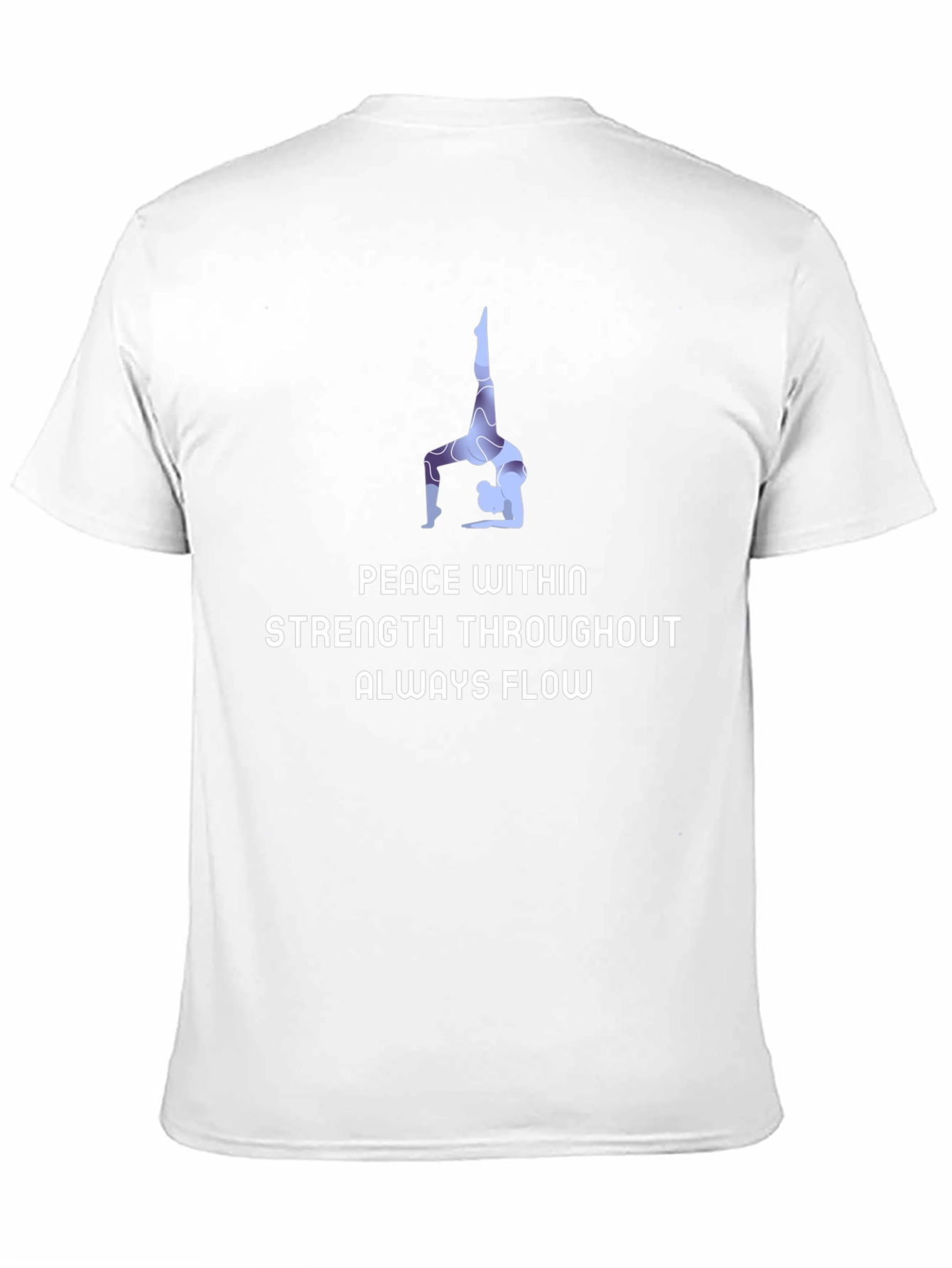 Yoga Peace & Strength Black Tee