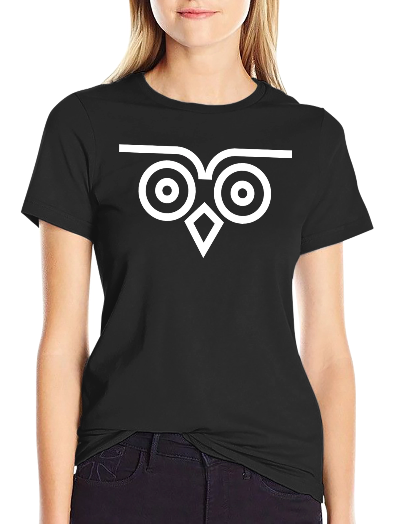 Owl Graphic Tee - Mens Black T-Shirt