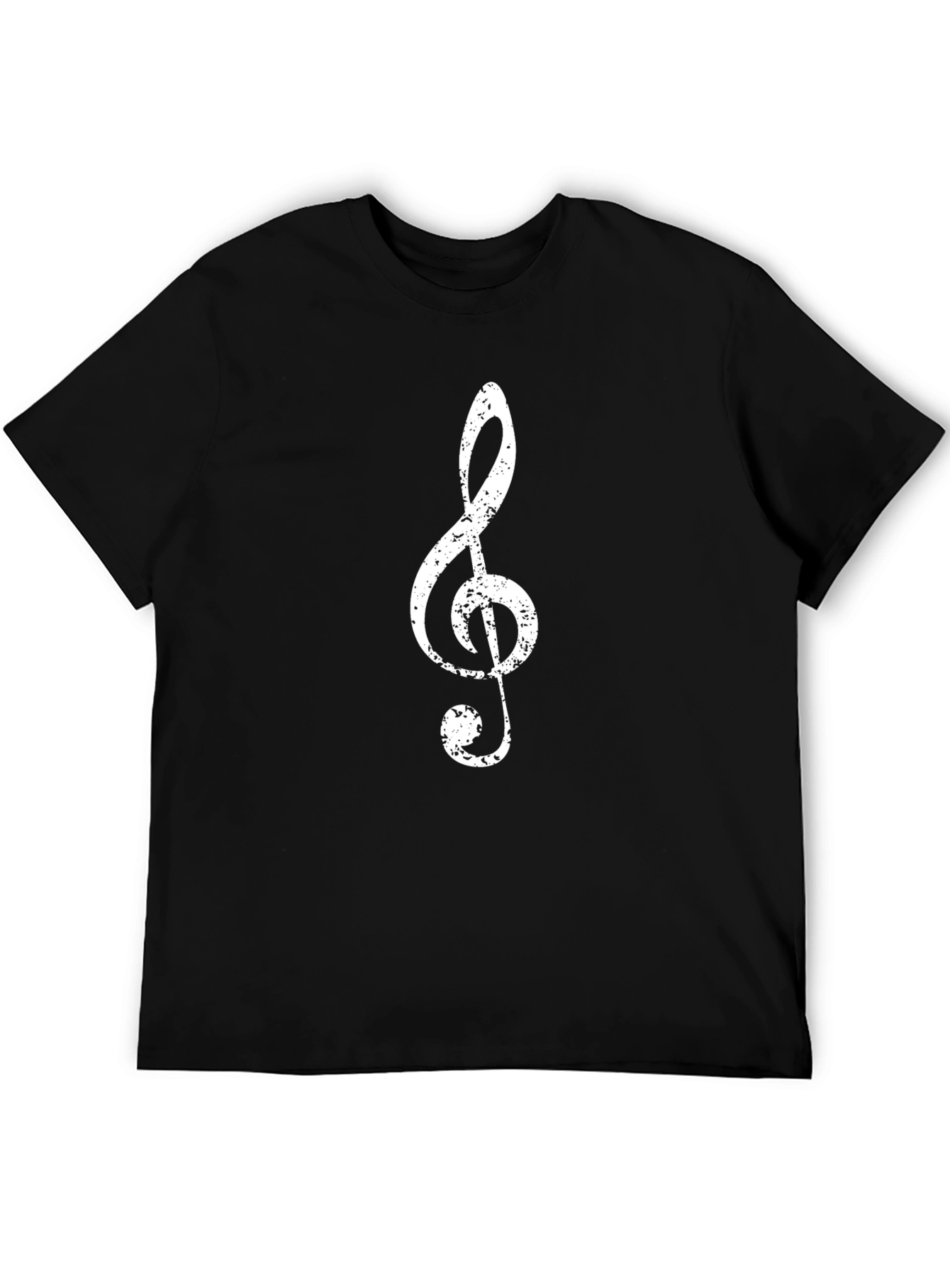 Treble Clef Graphic Tee - Black