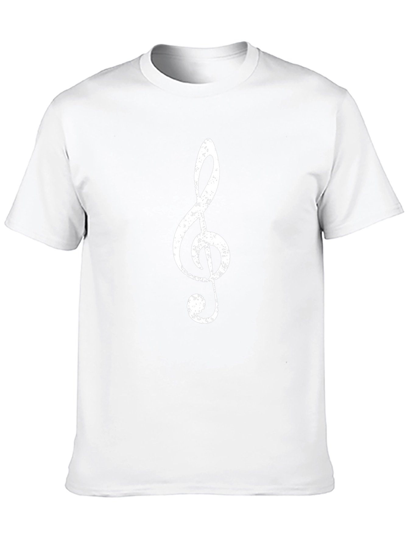 Treble Clef Graphic Tee - Black