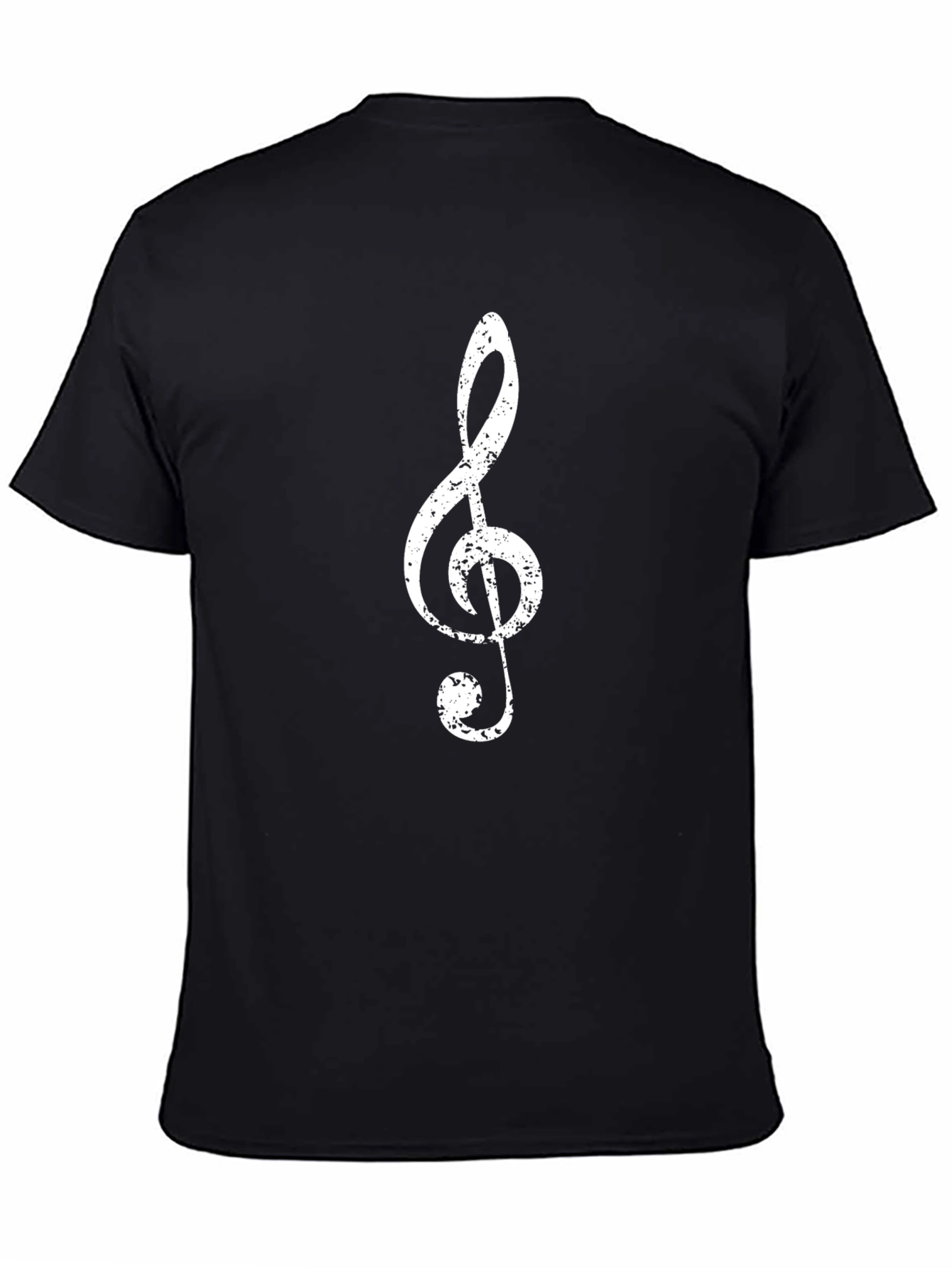 Treble Clef Graphic Tee - Black