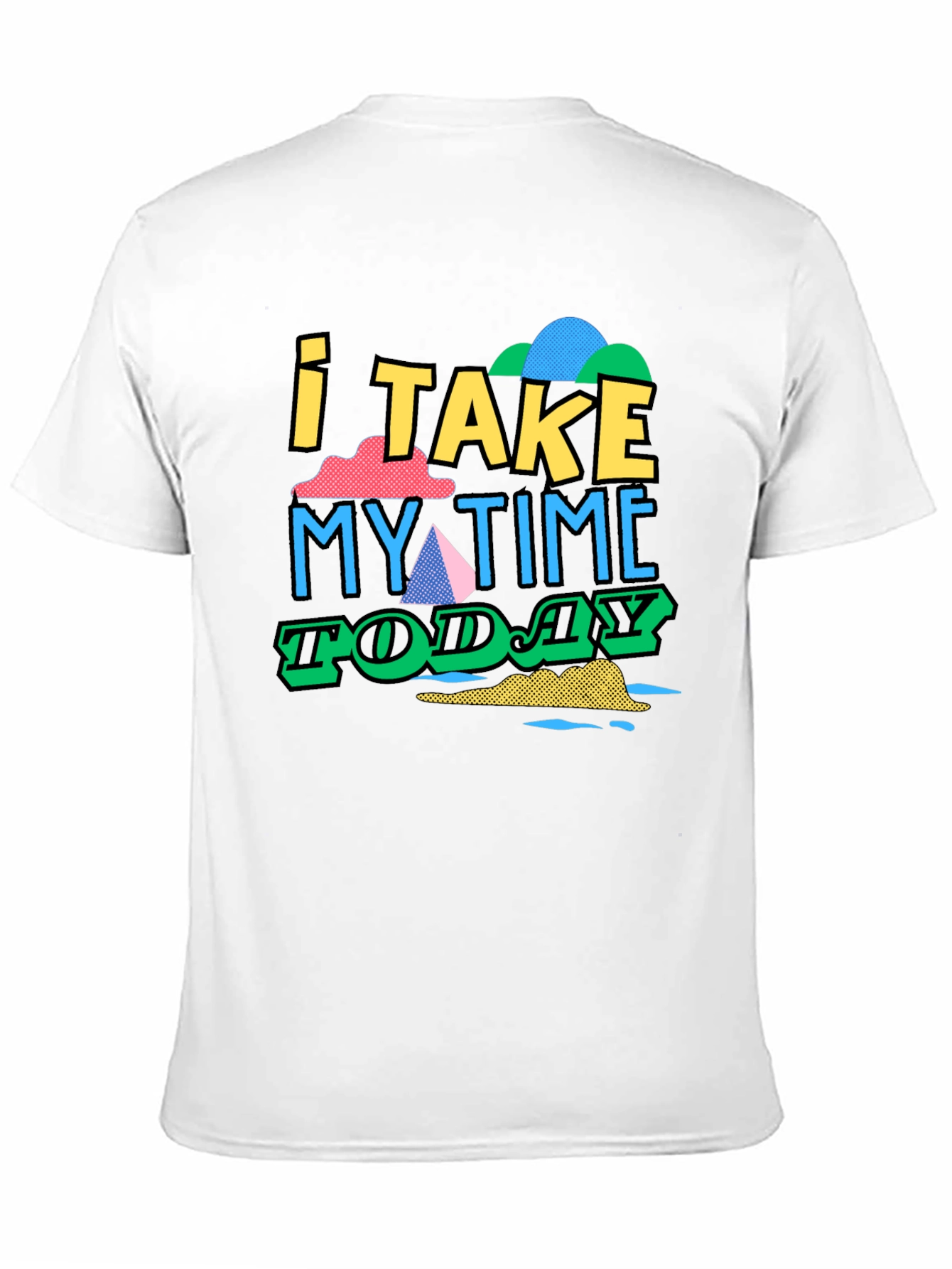 I Take My Time Today Graphic Tee - Black