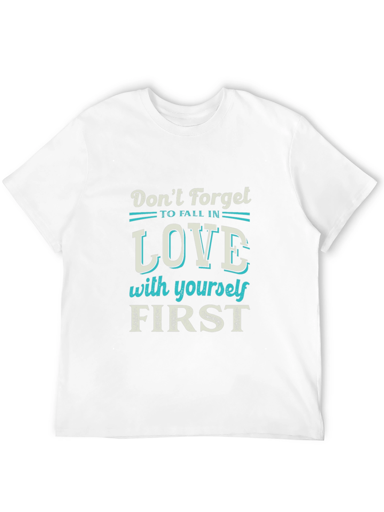Love Yourself First Graphic Tee - Black