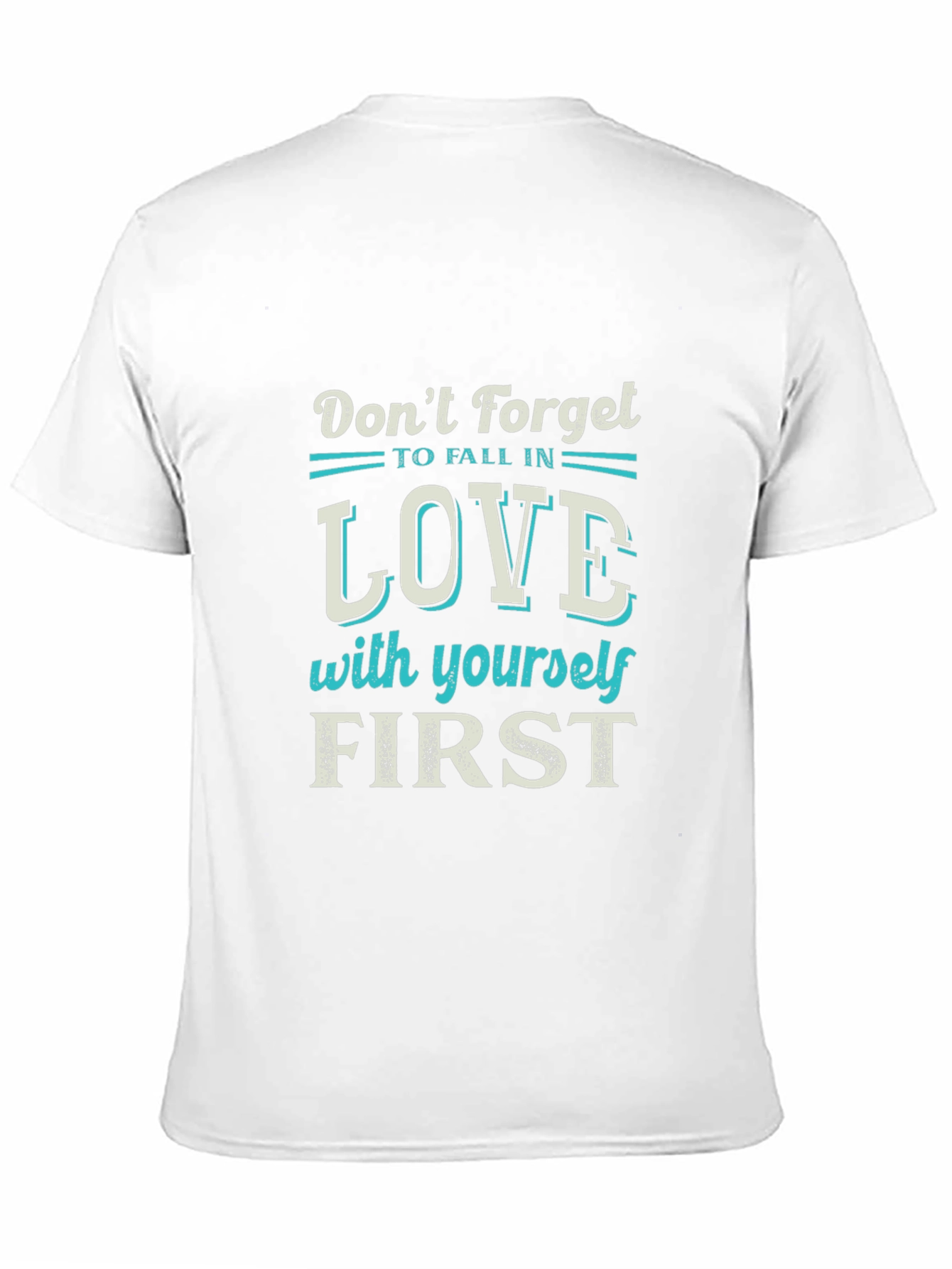 Love Yourself First Graphic Tee - Black