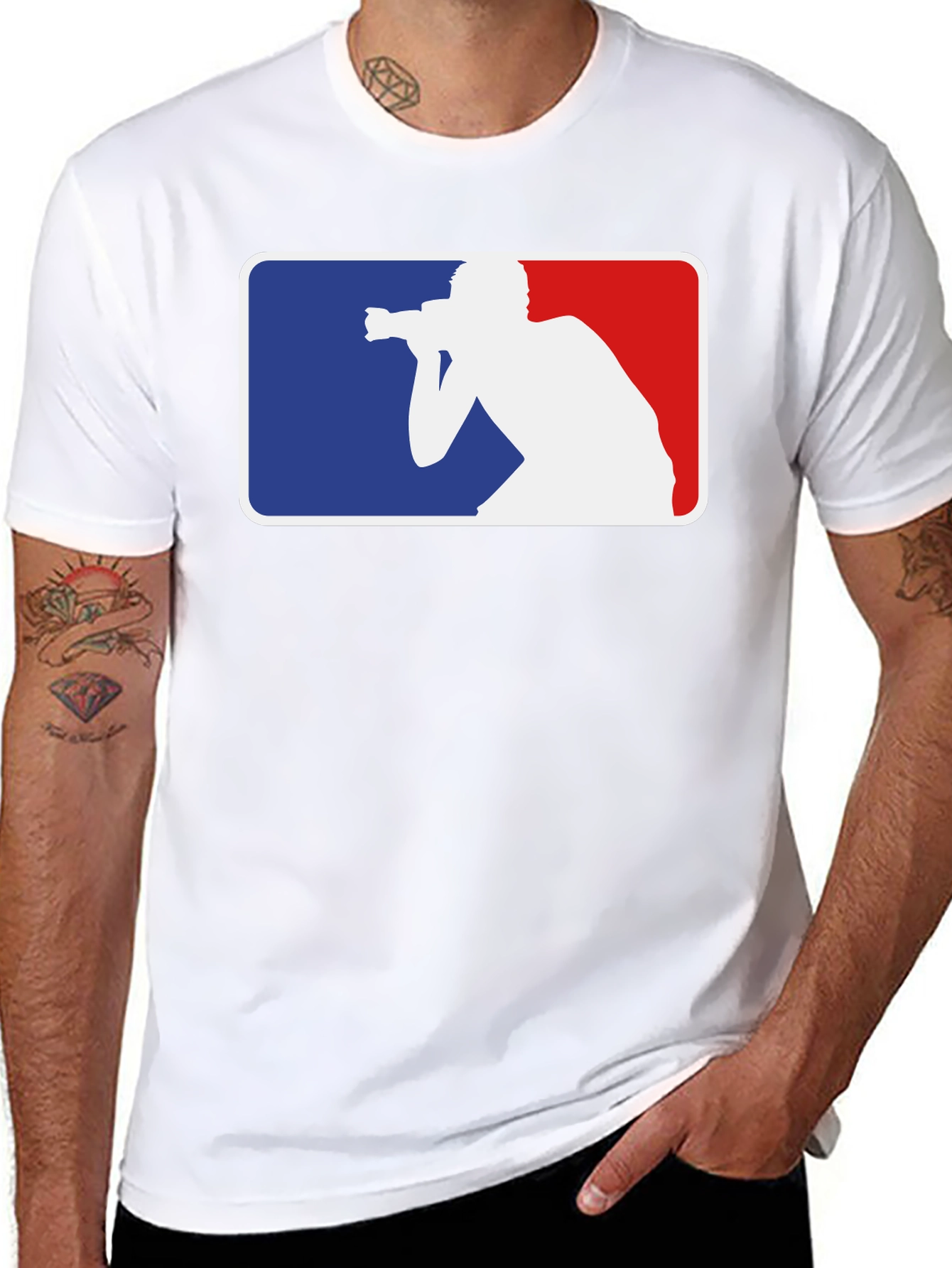 Photographer Graphic T-Shirt - Black Cotton Tee