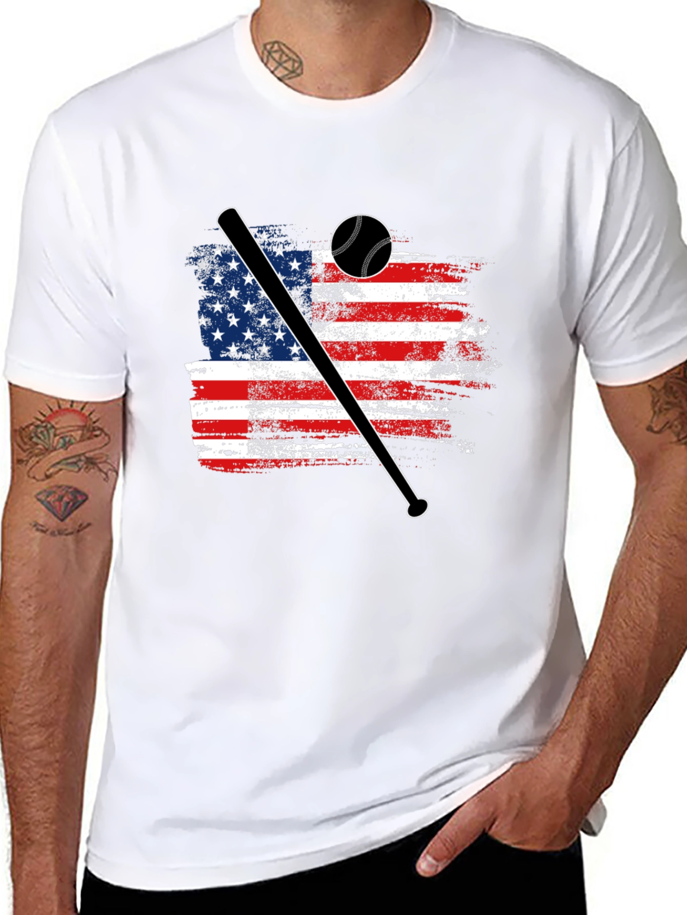 Patriotic Baseball T-Shirt