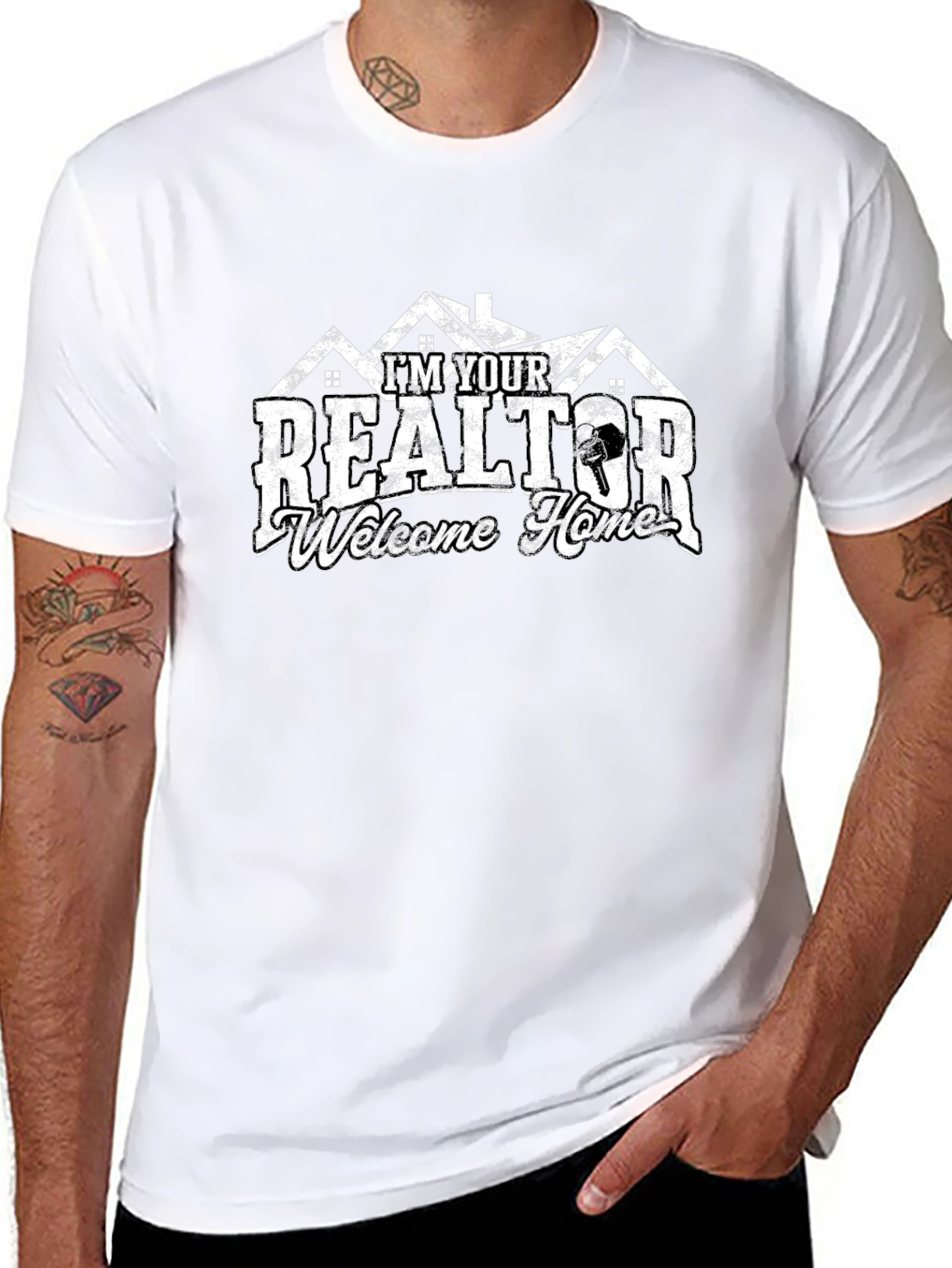 Realtor Welcome Home Graphic T-Shirt