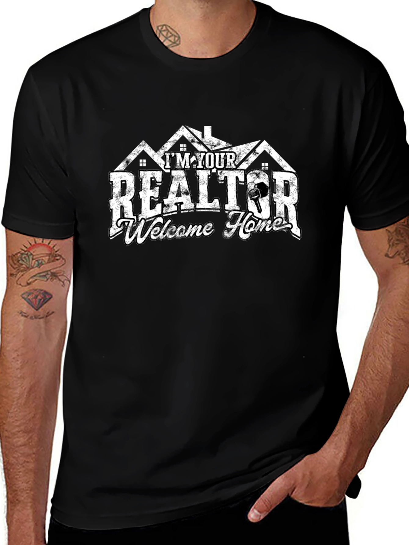 Realtor Welcome Home Graphic T-Shirt
