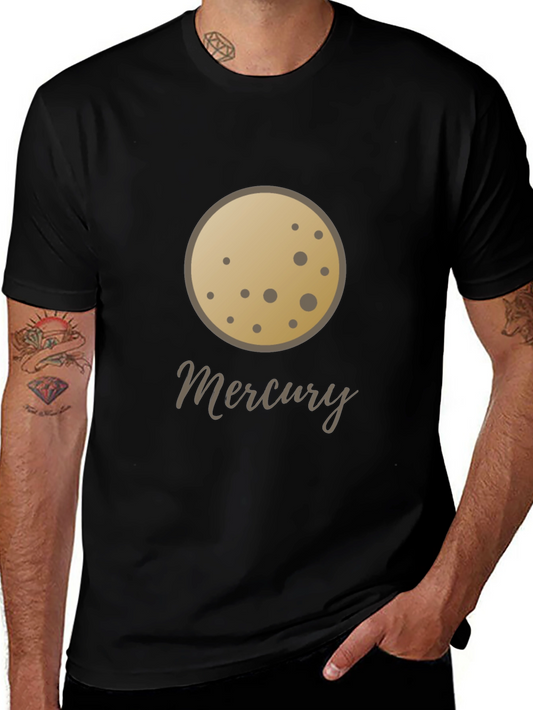 Mercury Planet Graphic T-Shirt - Space Lover Tee