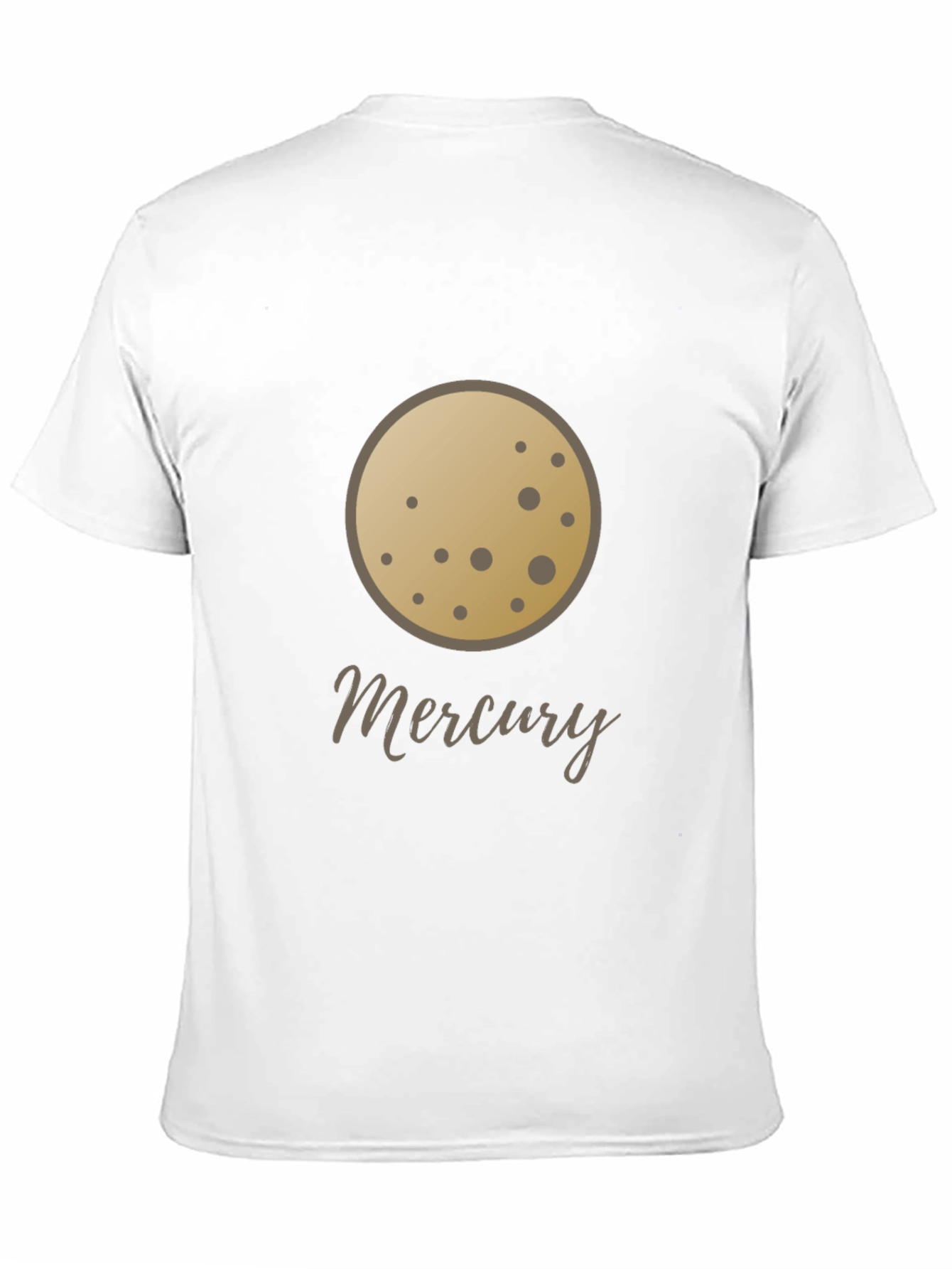 Mercury Planet Graphic T-Shirt - Space Lover Tee