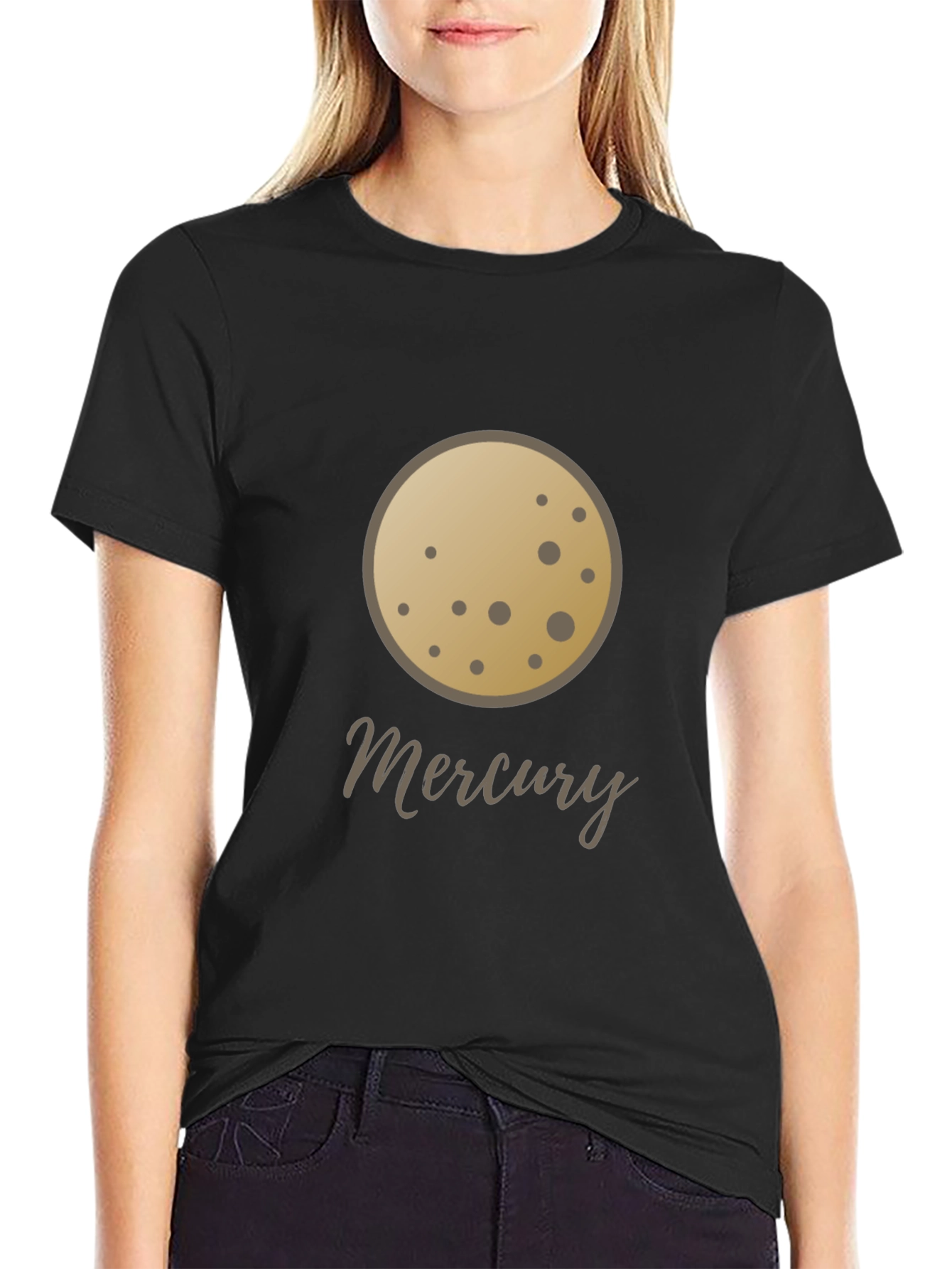 Mercury Planet Graphic T-Shirt - Space Lover Tee