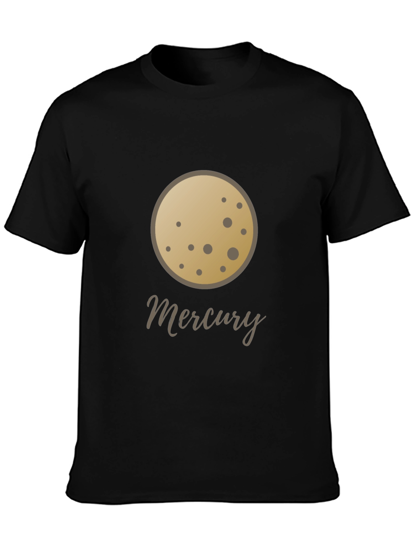 Mercury Planet Graphic T-Shirt - Space Lover Tee