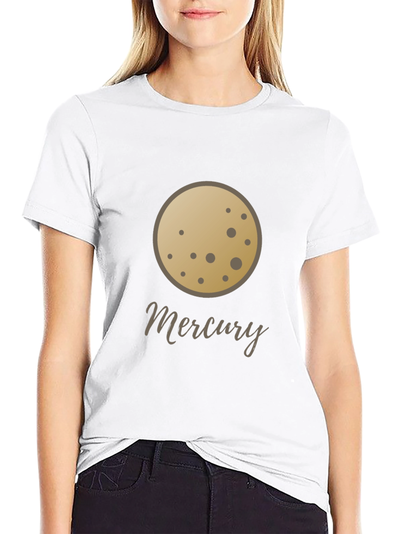 Mercury Planet Graphic T-Shirt - Space Lover Tee