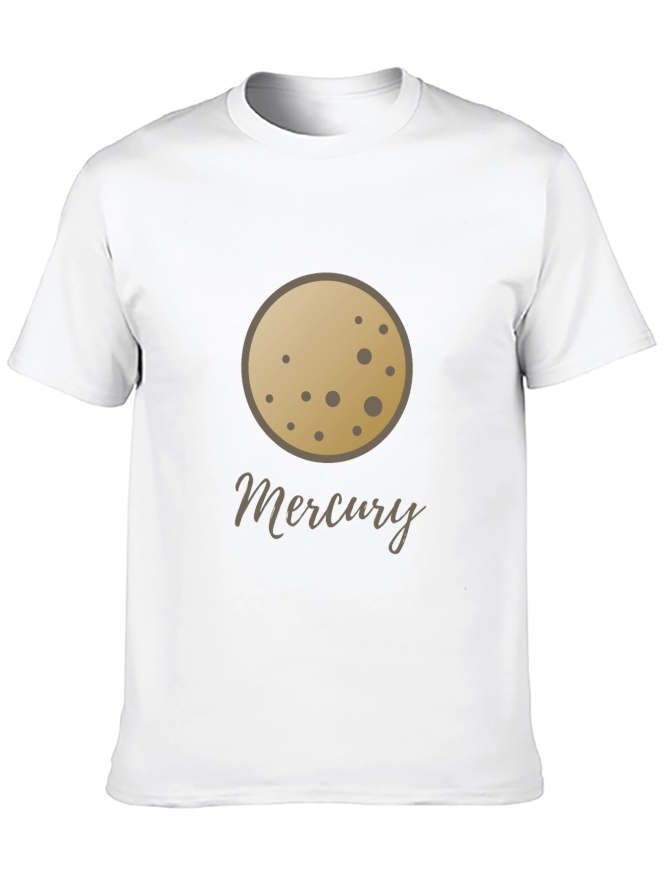 Mercury Planet Graphic T-Shirt - Space Lover Tee