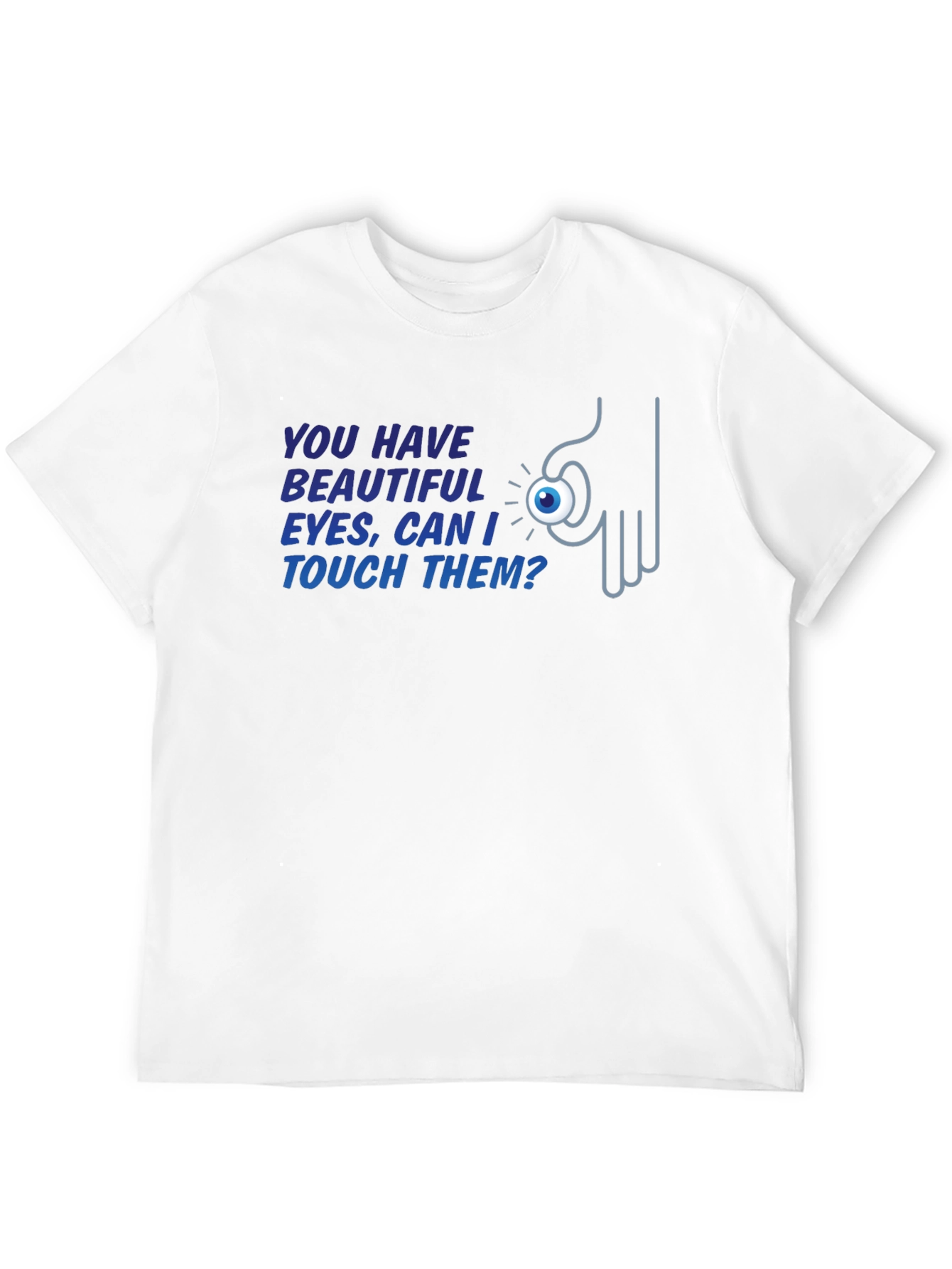 Funny Eye Touch Graphic T-Shirt