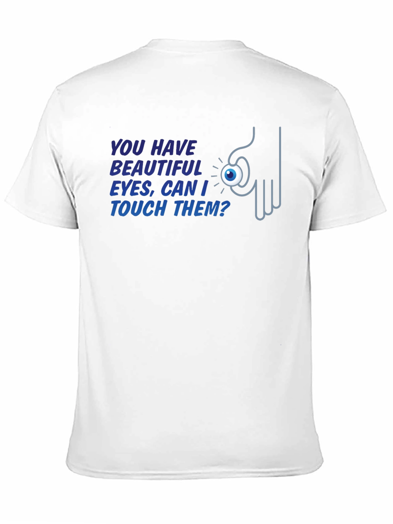 Funny Eye Touch Graphic T-Shirt