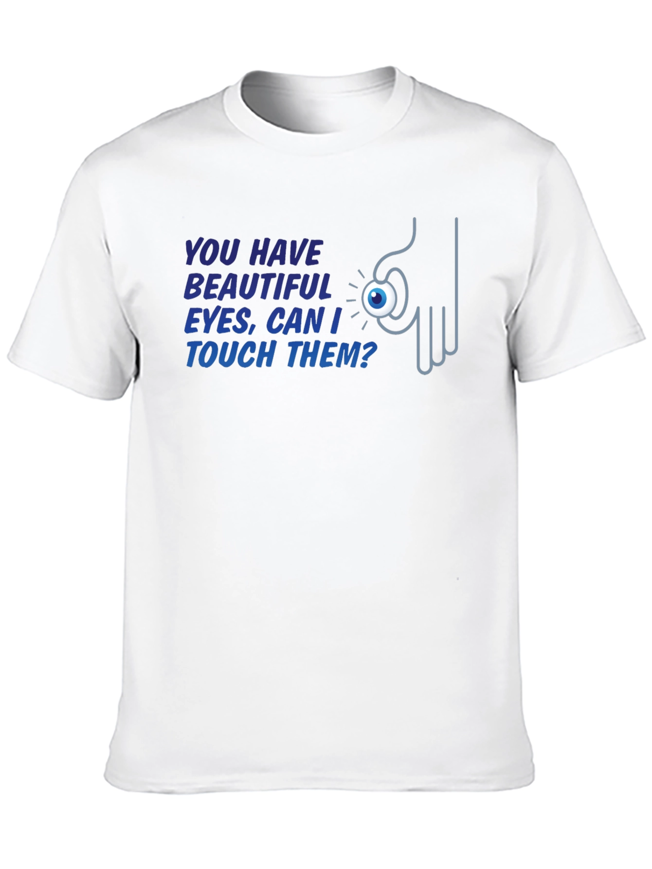 Funny Eye Touch Graphic T-Shirt