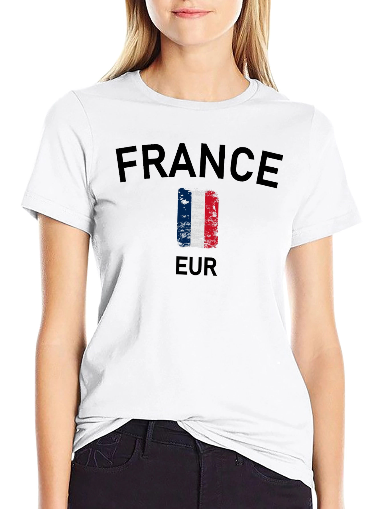 France Flag Graphic T-Shirt