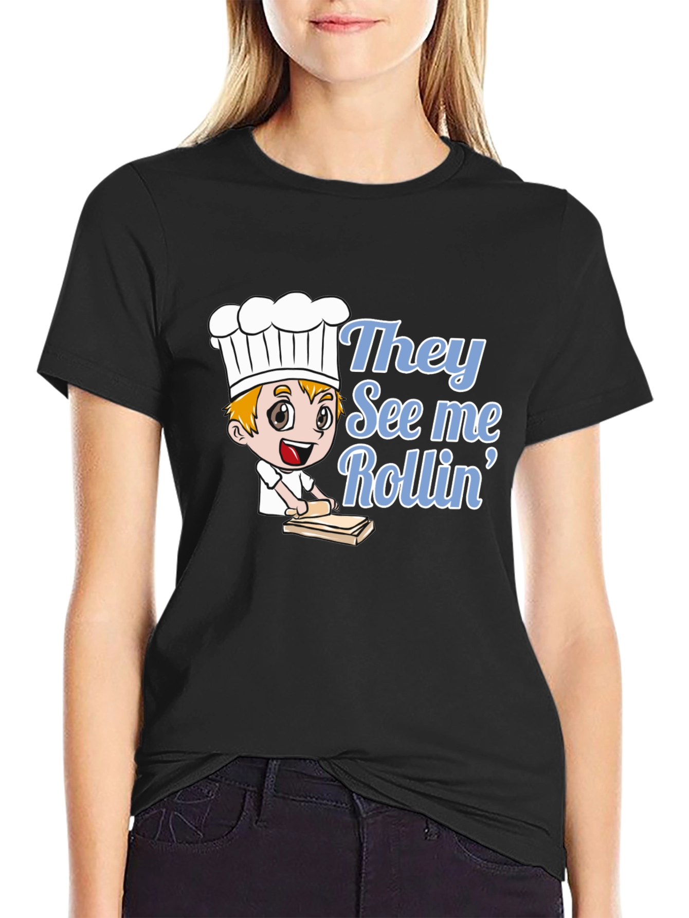 They See Me Rollin Chef T-Shirt
