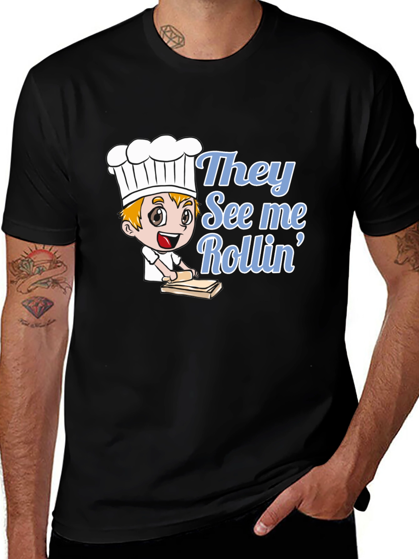 They See Me Rollin Chef T-Shirt