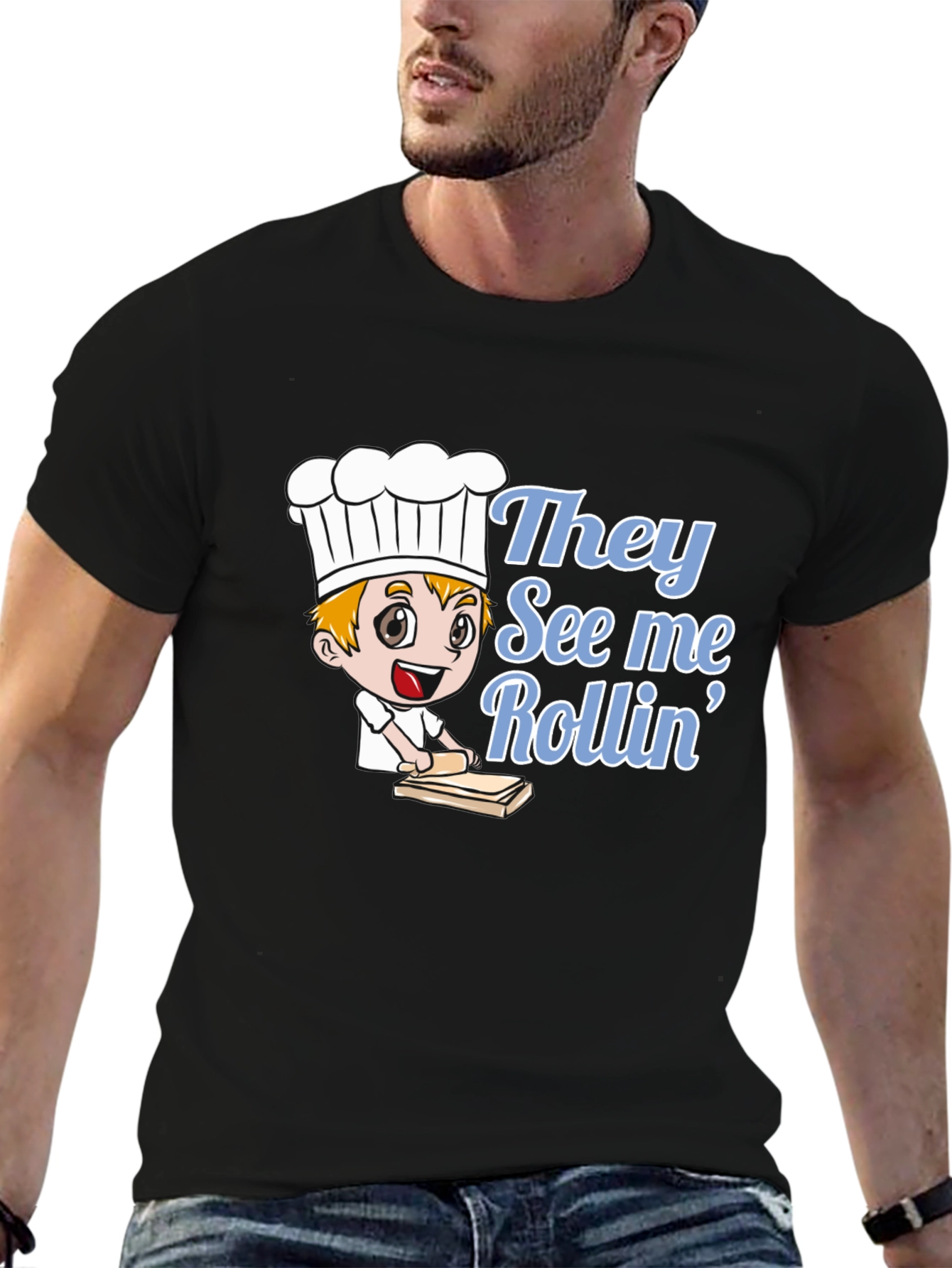 They See Me Rollin Chef T-Shirt