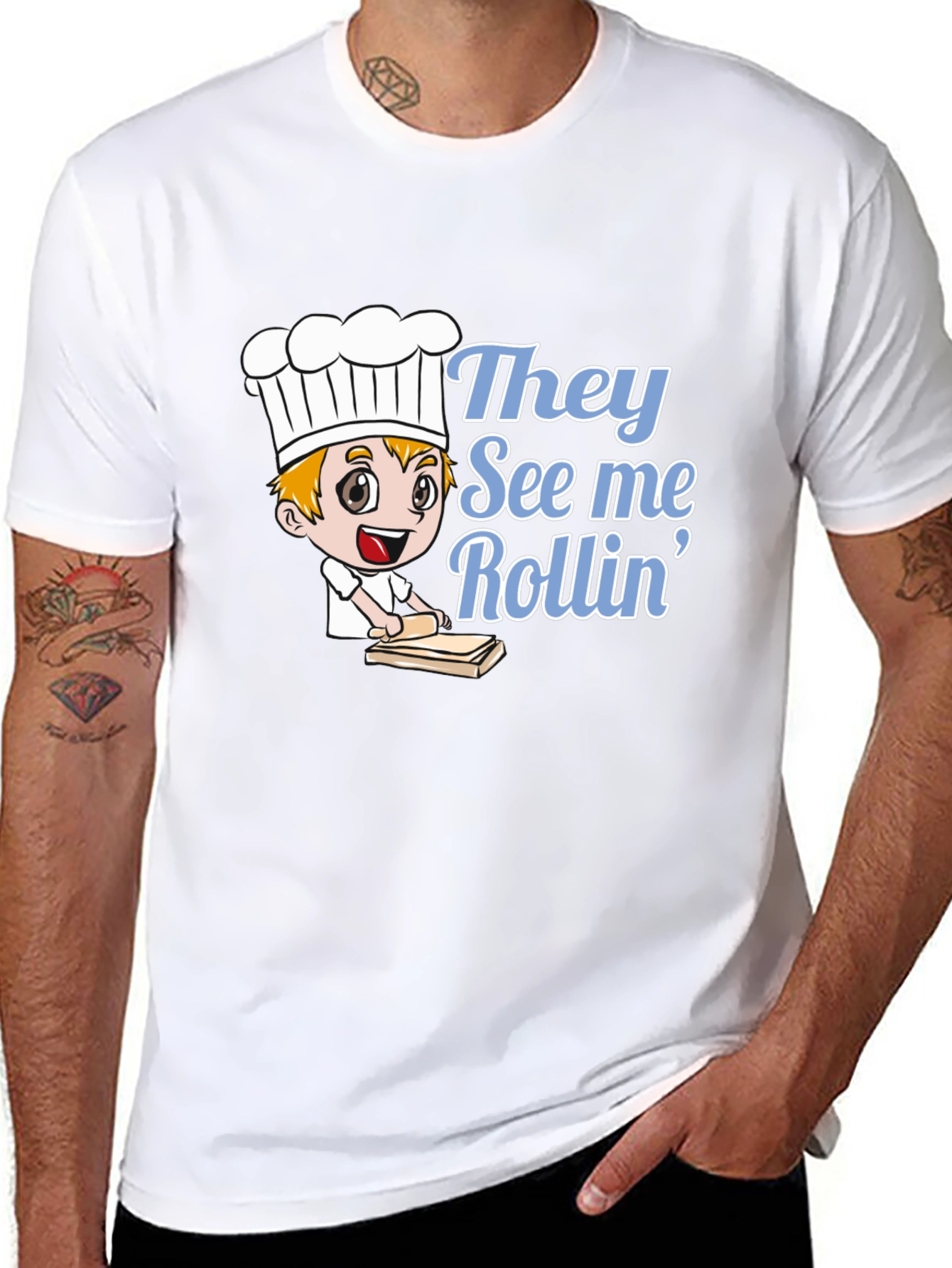 They See Me Rollin Chef T-Shirt