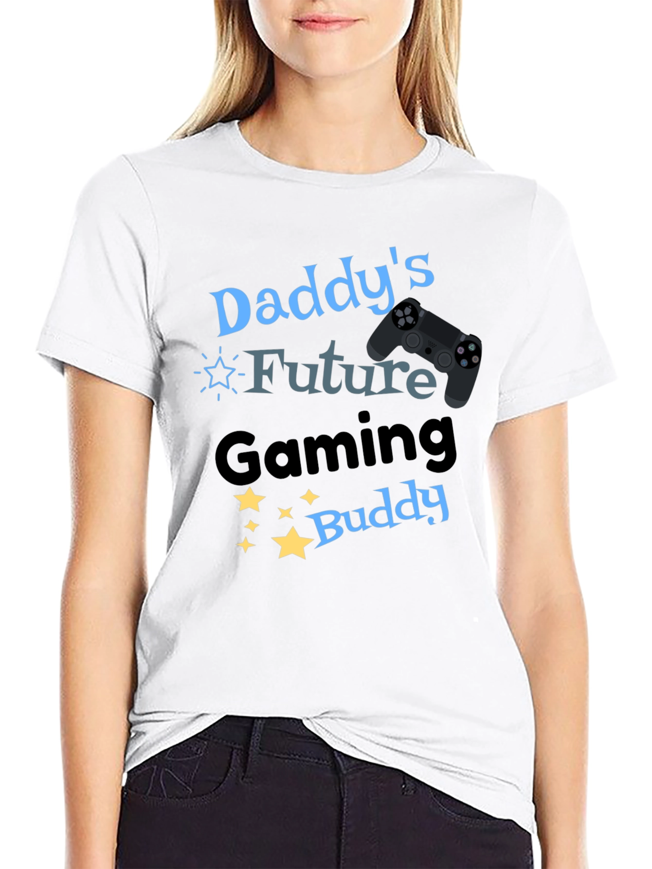 Daddys Future Gaming Buddy T-Shirt - Black
