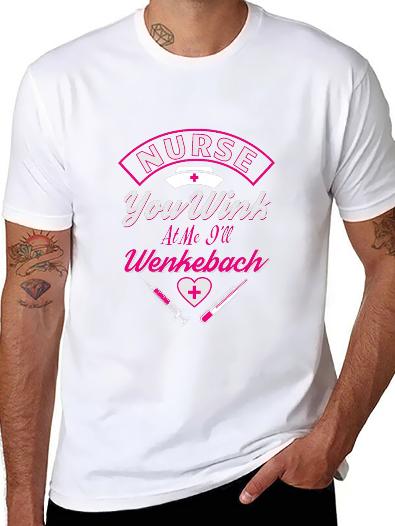 Nurse Wenkebach Black Graphic Tee