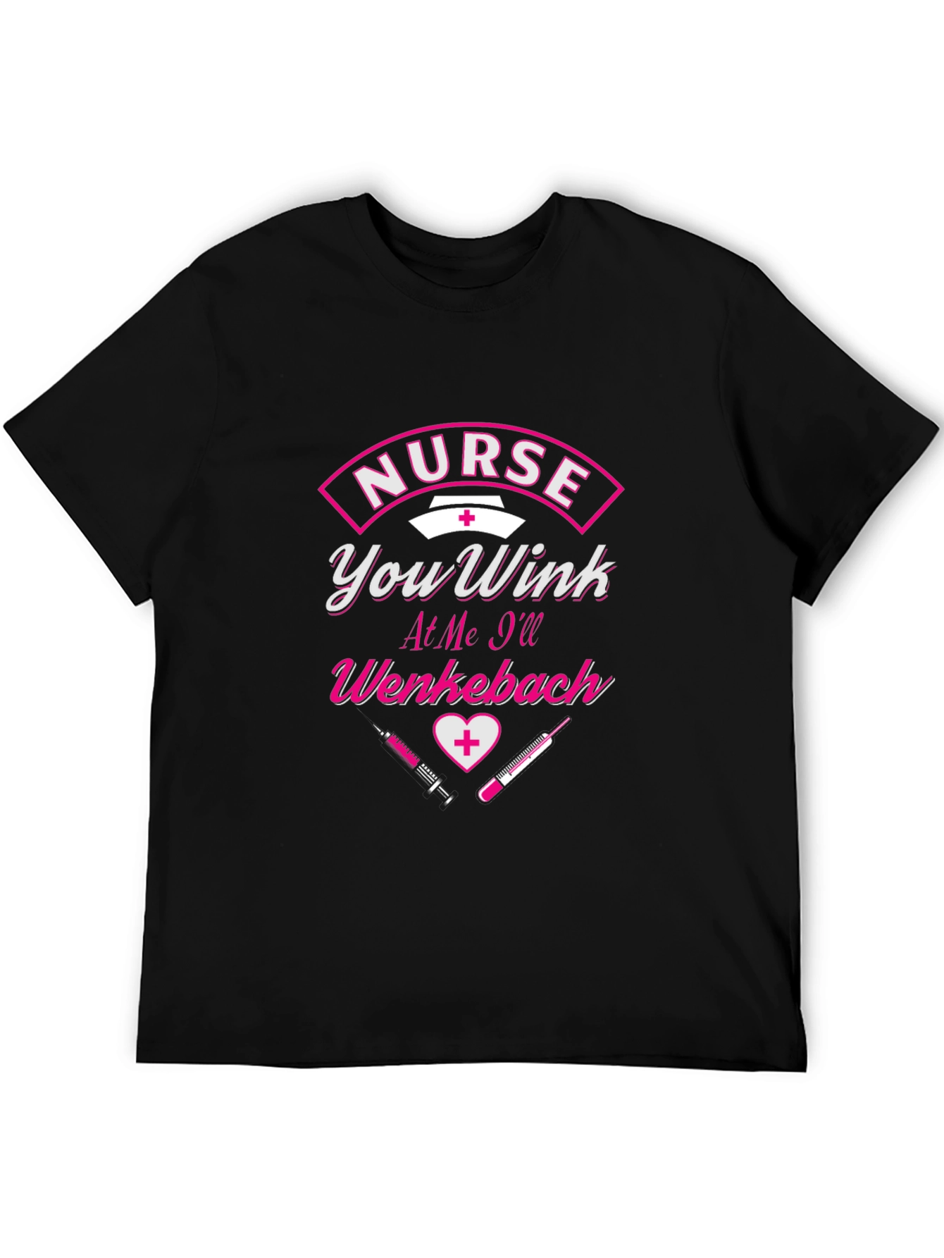Nurse Wenkebach Black Graphic Tee
