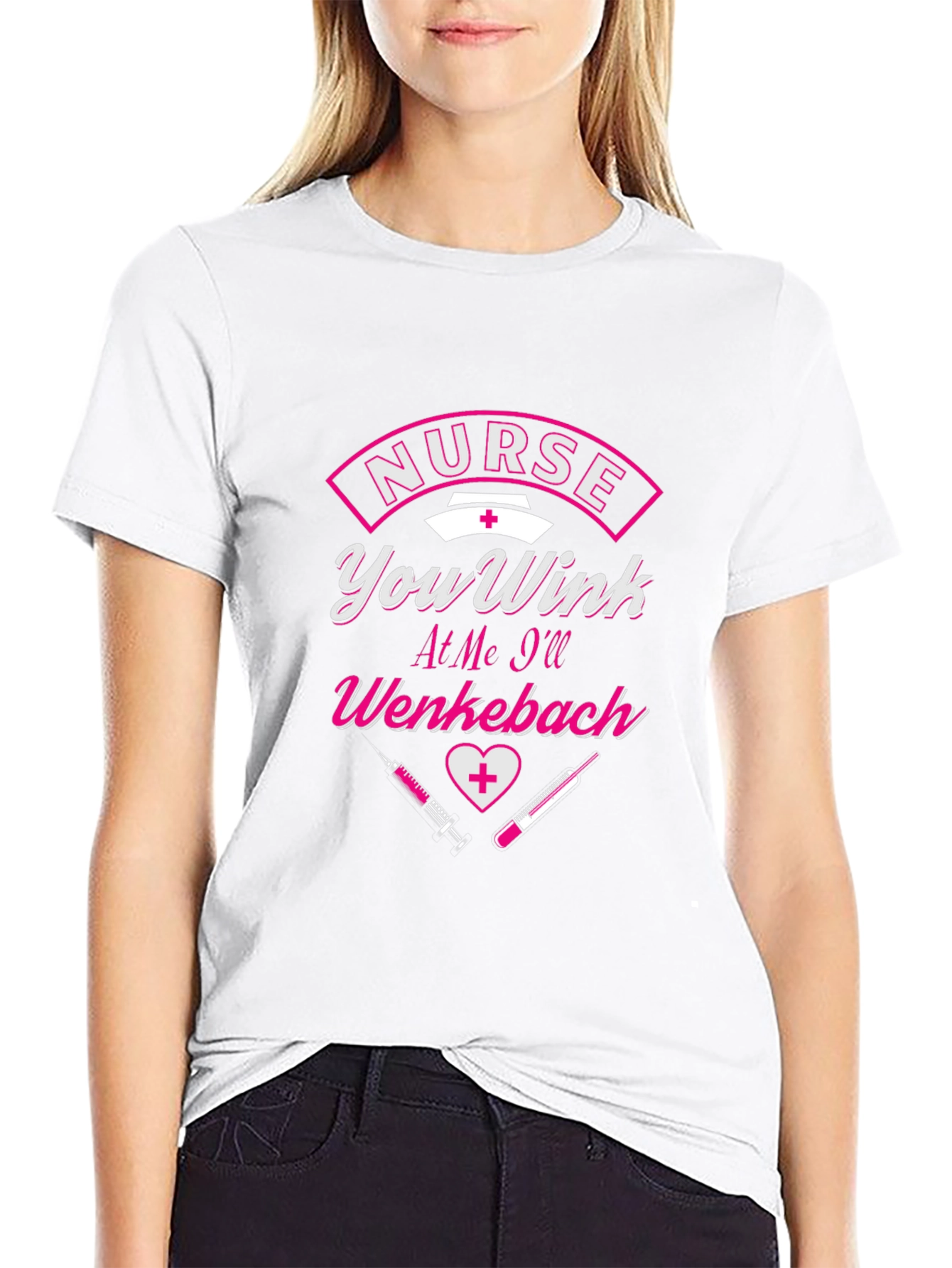 Nurse Wenkebach Black Graphic Tee
