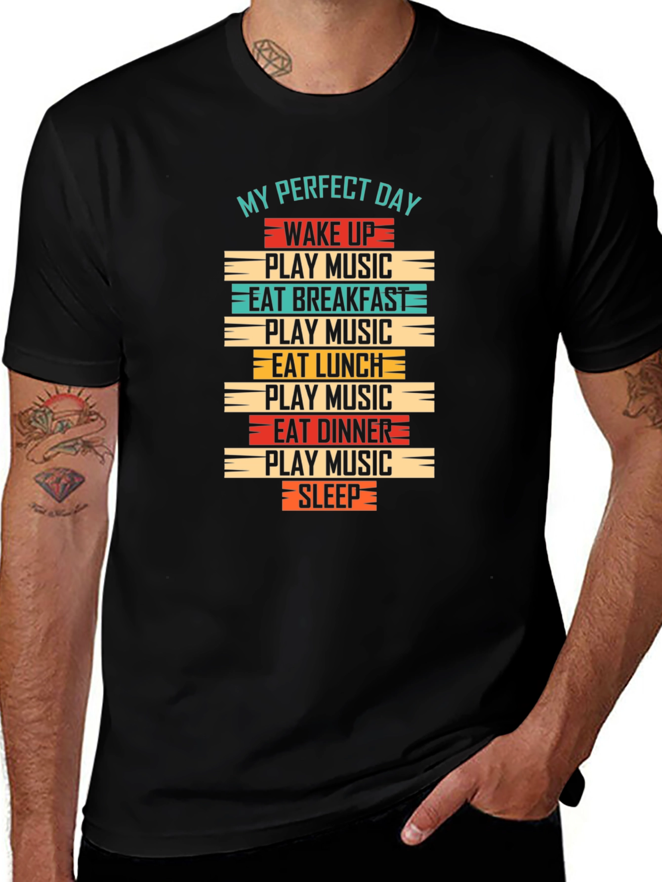 My Perfect Day T-Shirt - Music Lover Tee