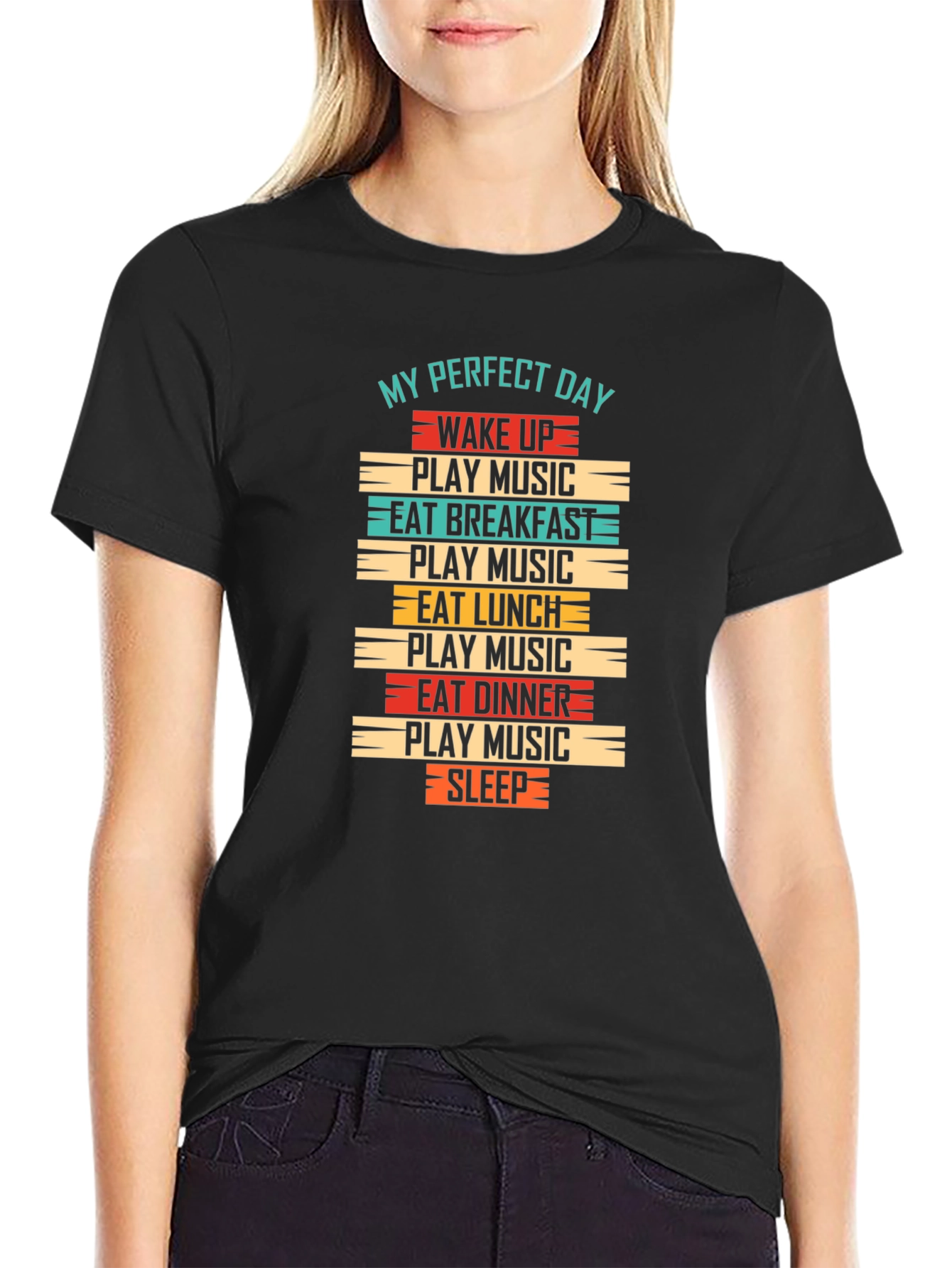 My Perfect Day T-Shirt - Music Lover Tee