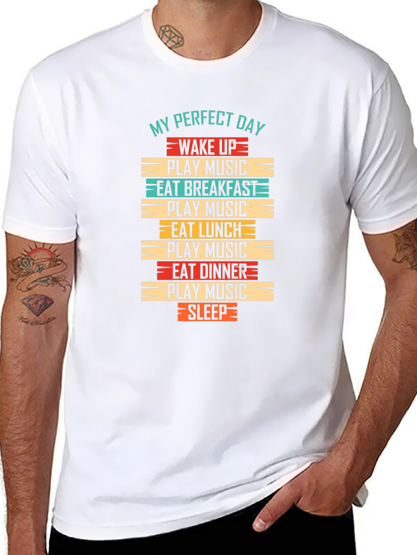 My Perfect Day T-Shirt - Music Lover Tee