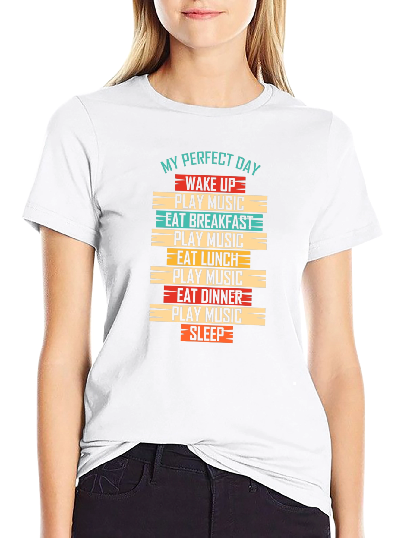 My Perfect Day T-Shirt - Music Lover Tee