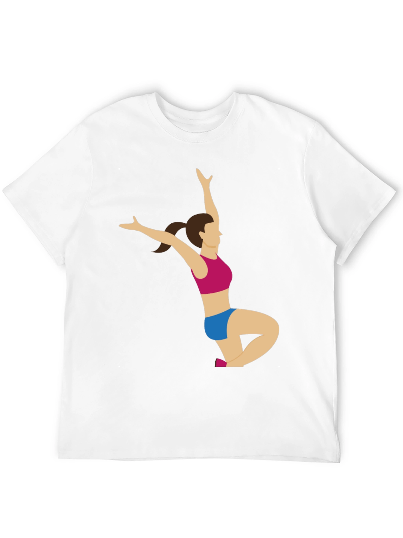 Yoga Pose Graphic Tee - Black T-Shirt