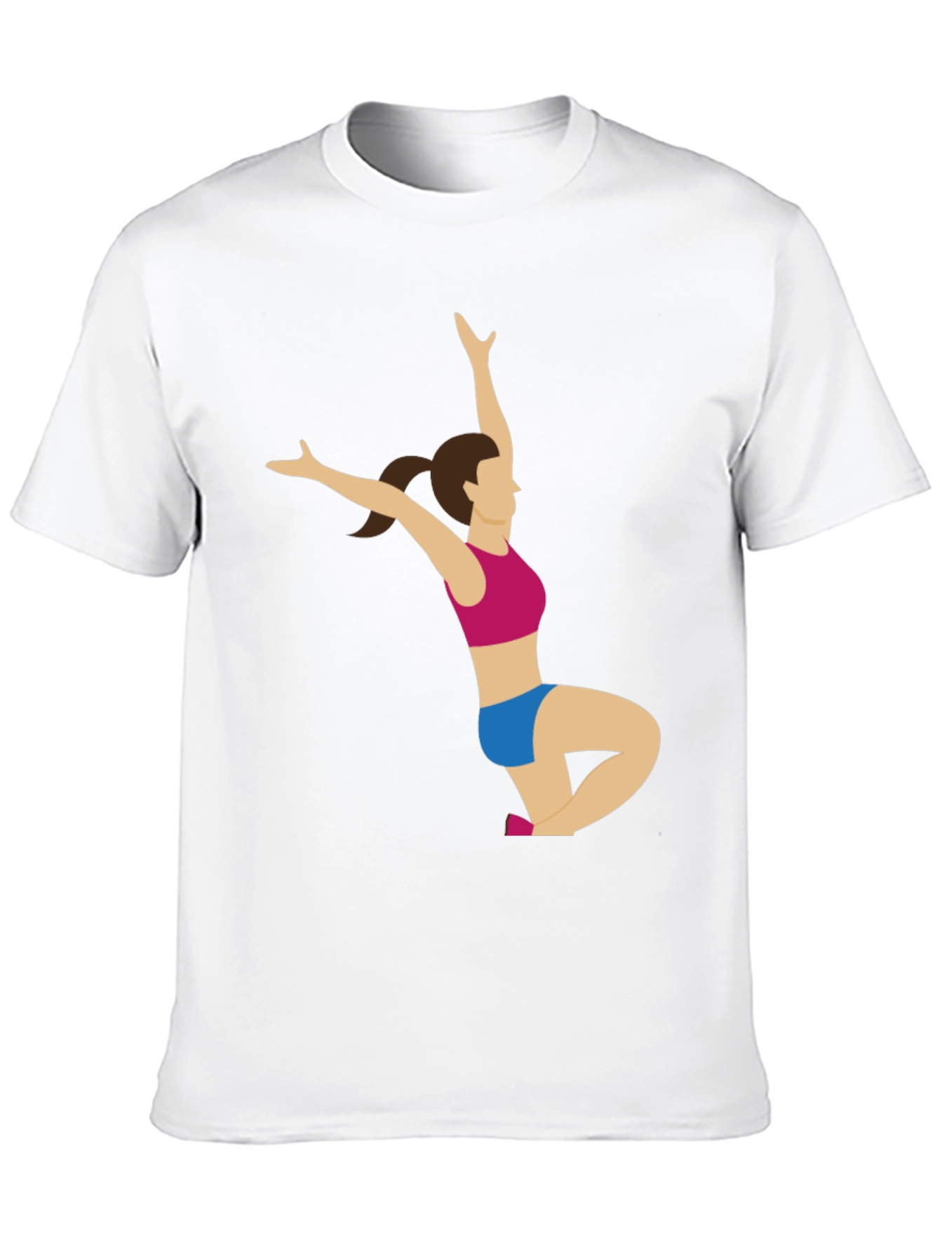 Yoga Pose Graphic Tee - Black T-Shirt