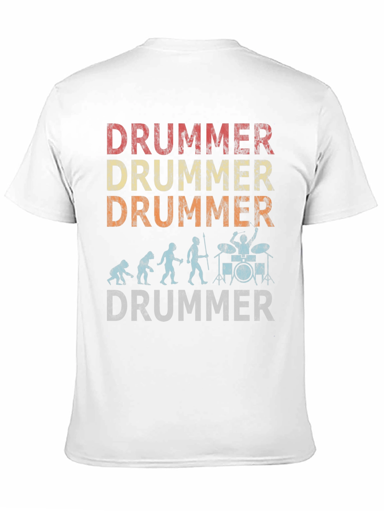 Evolution of Drummer T-Shirt - Funny Music Tee