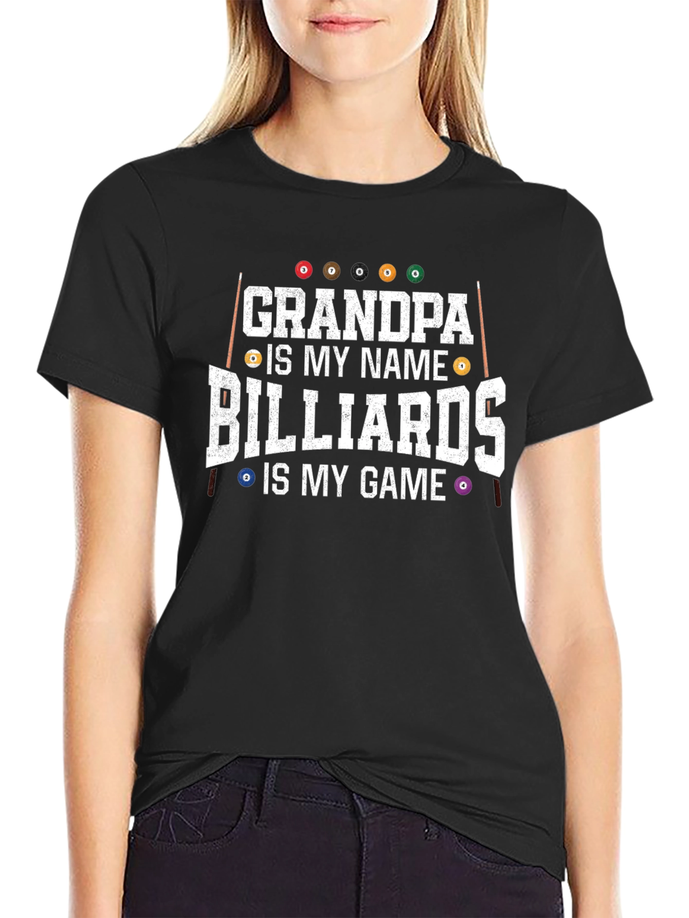 Grandpa Billiards T-Shirt - Game Day Apparel