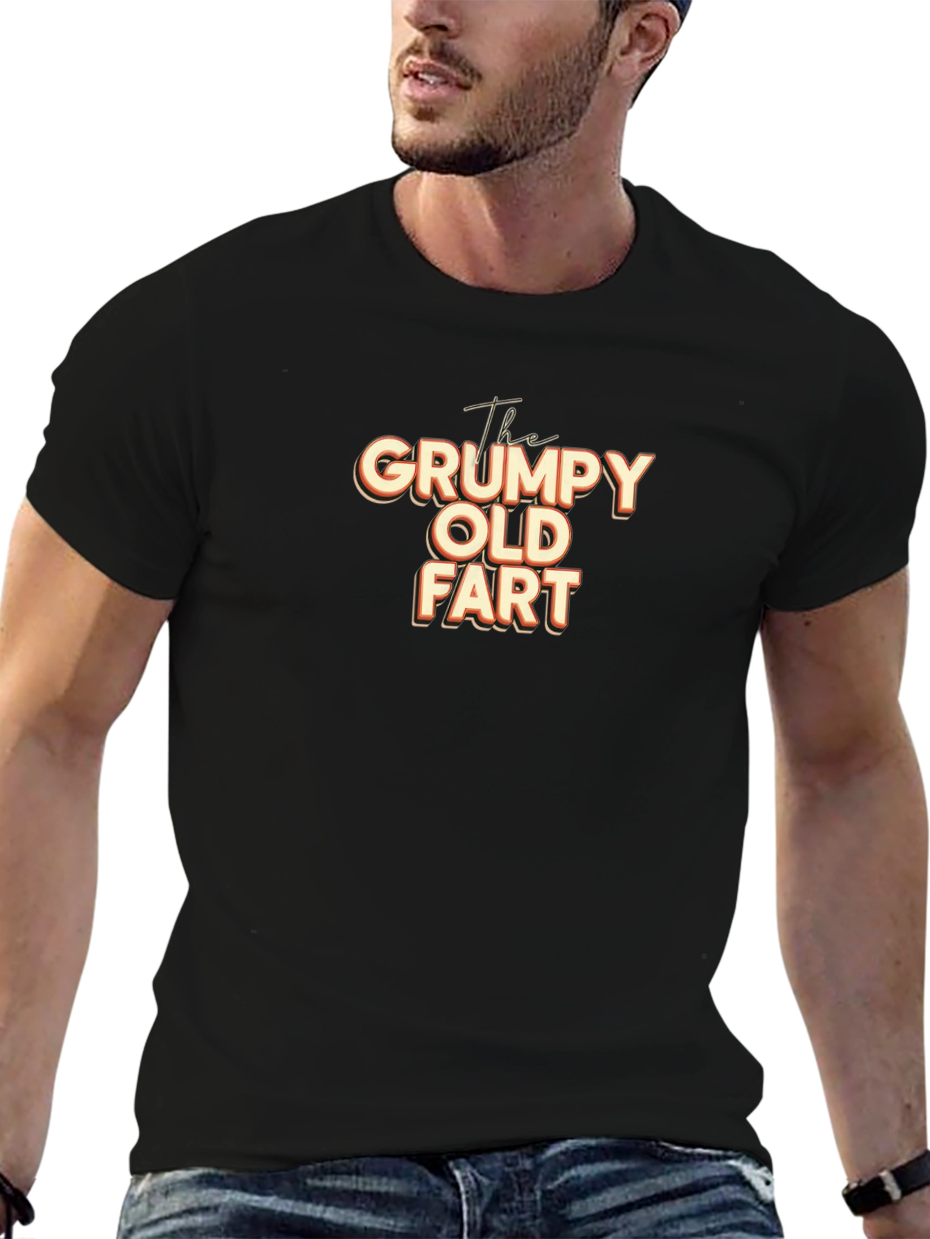 Grumpy Old Fart Novelty Graphic T-Shirt